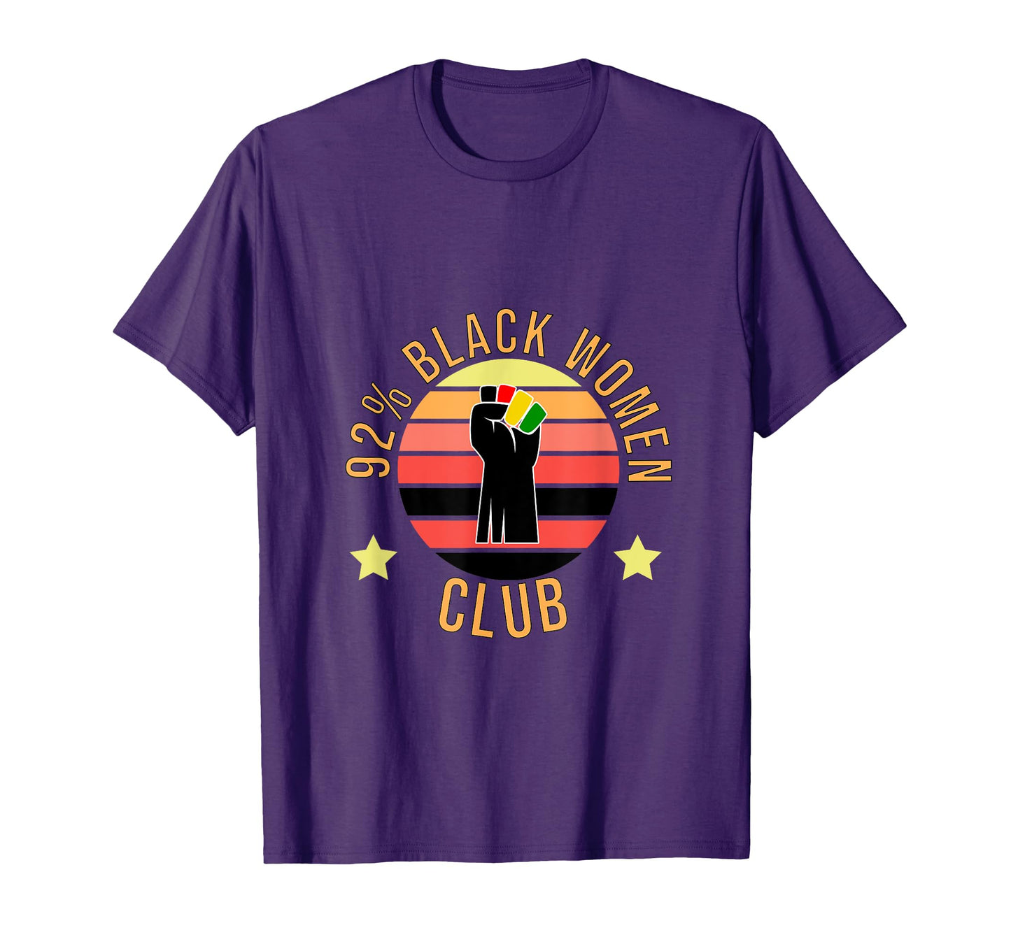 92% Black Woman Club T-Shirt