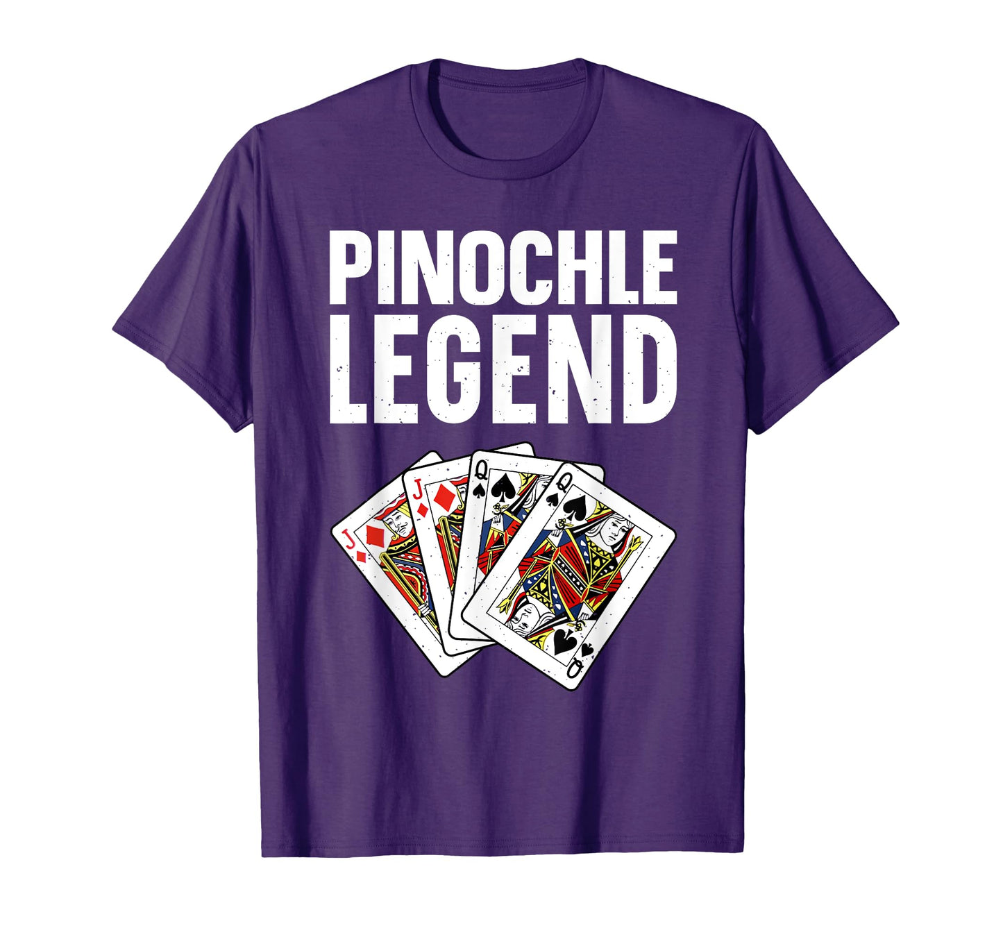Funny Pinochle Art For Men Women Card Game Pinochle Players T-Shirt