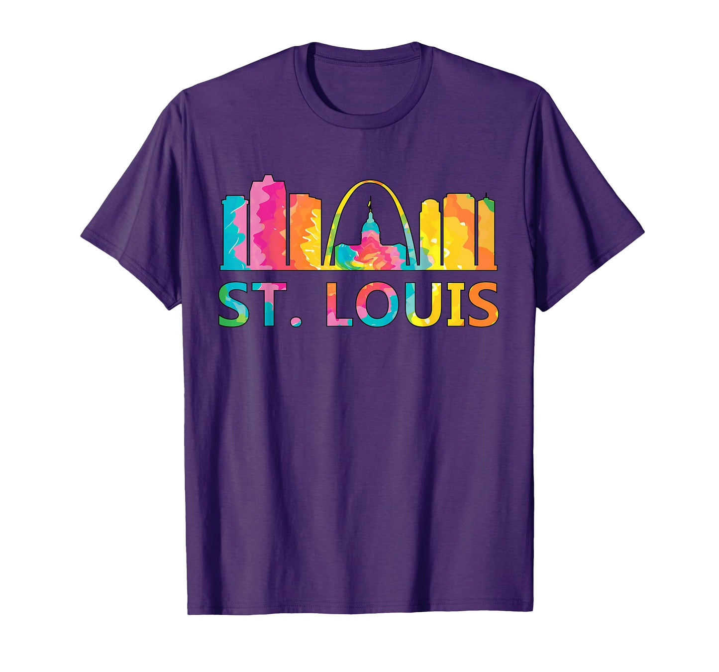 St Louis Mens Womens Kids St Louis USA American Tie Dye T-Shirt