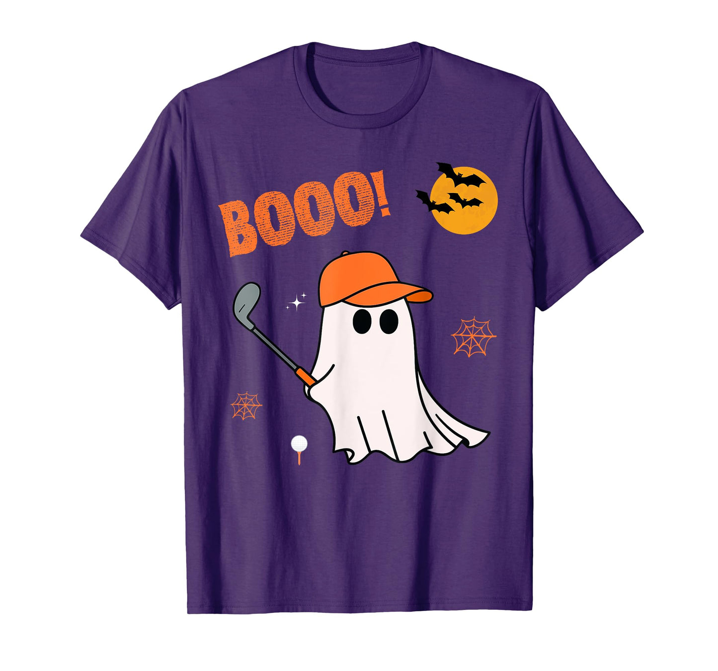 Halloween Golf Skeleton Spooky Vintage Funny Golf Halloween T-Shirt