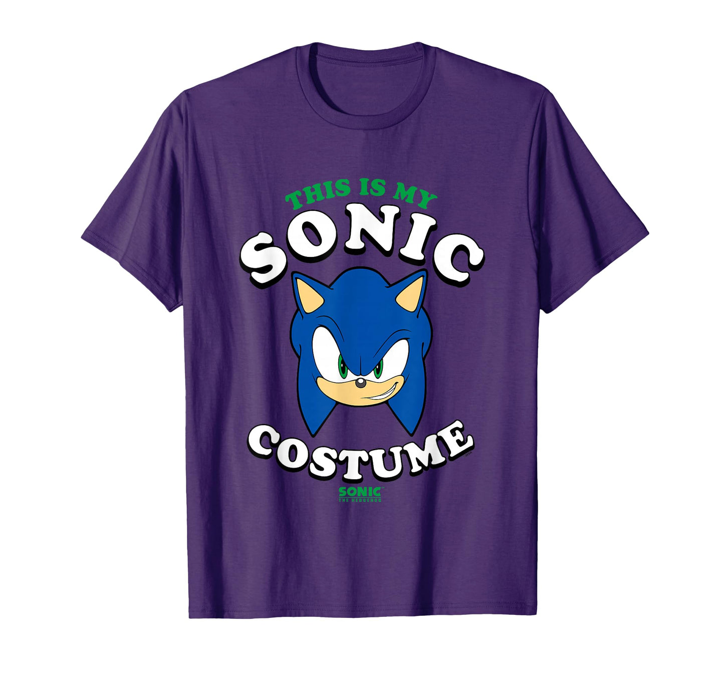 Sonic The Hedgehog Halloween This Is My Sonic Costume T-Shirt