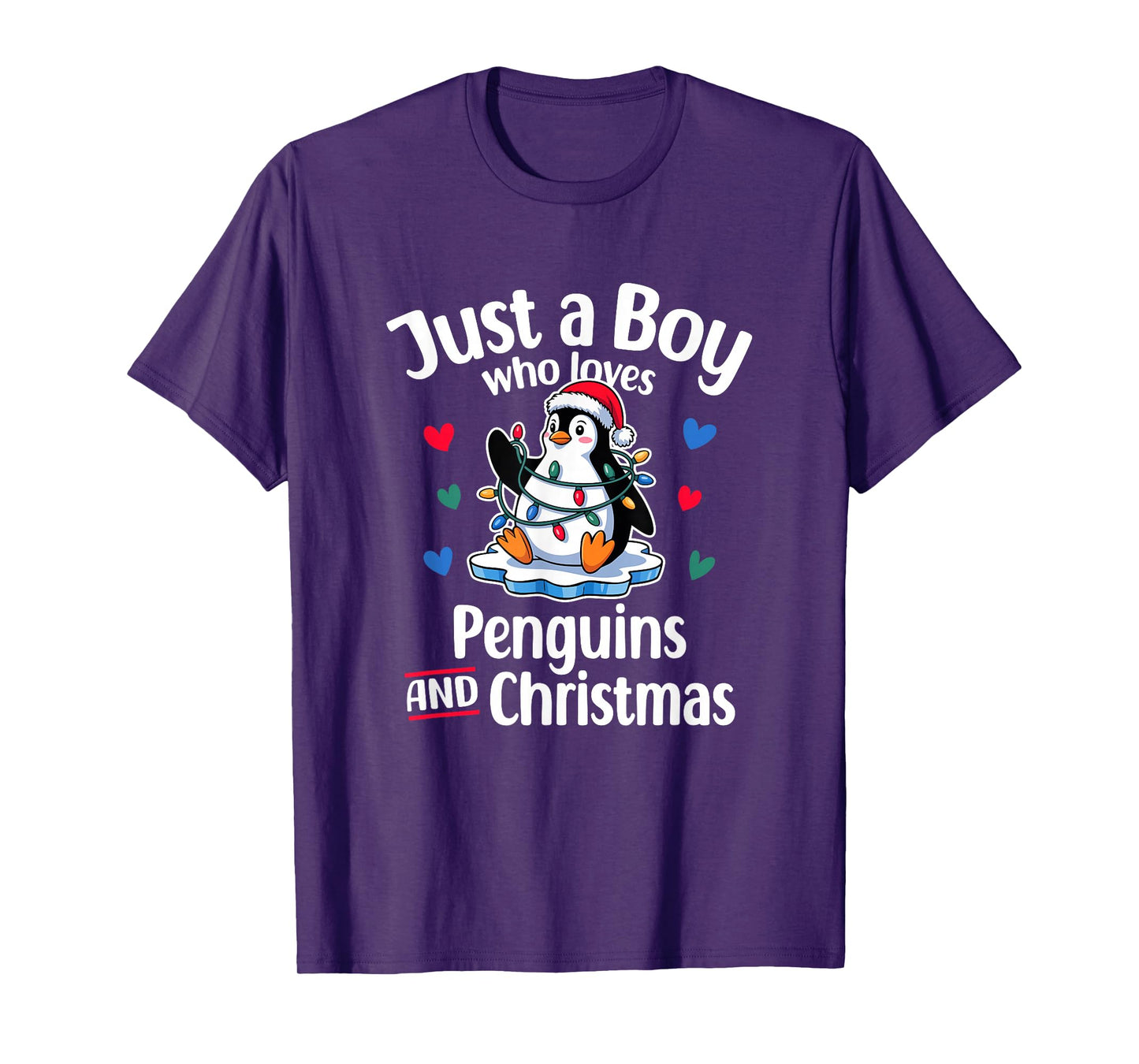 Just a Boy Who Loves Penguins & Hot Cocoa T-Shirt