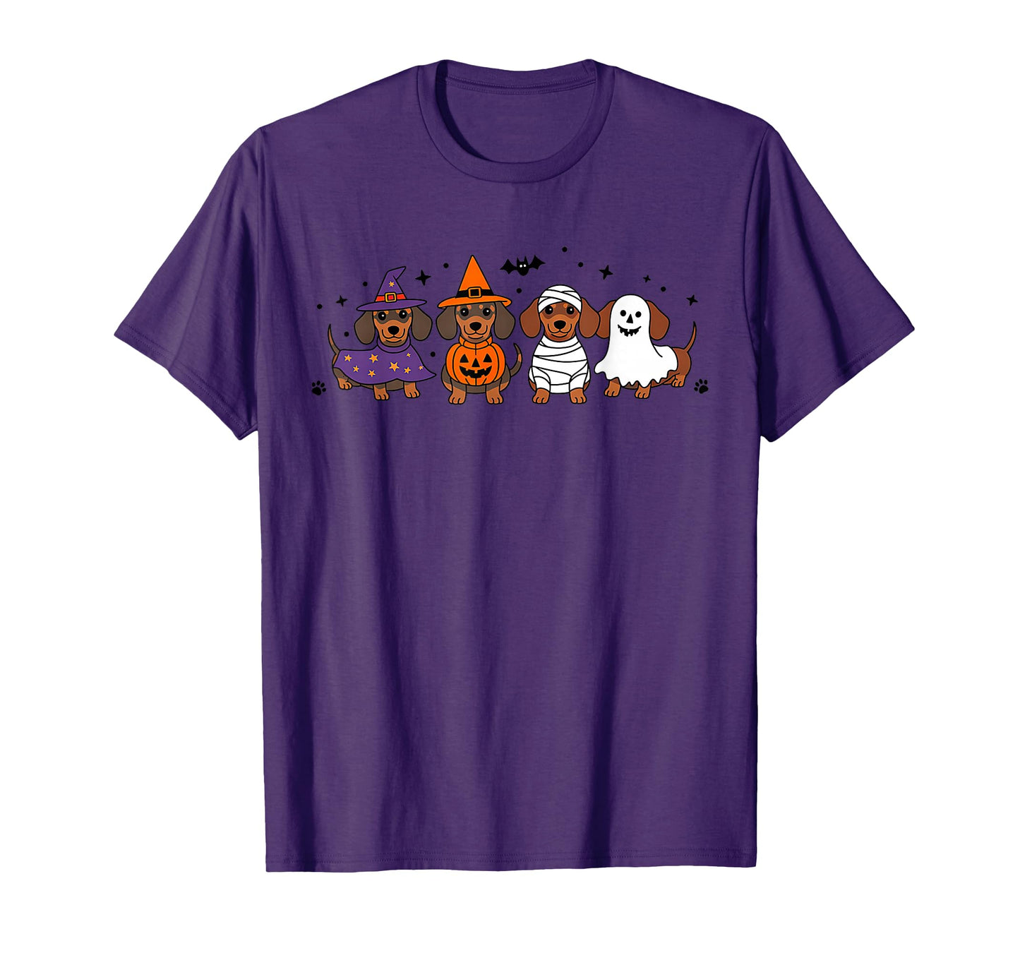 Halloween Dachshund Dogs Funny Costume Spooky T-Shirt