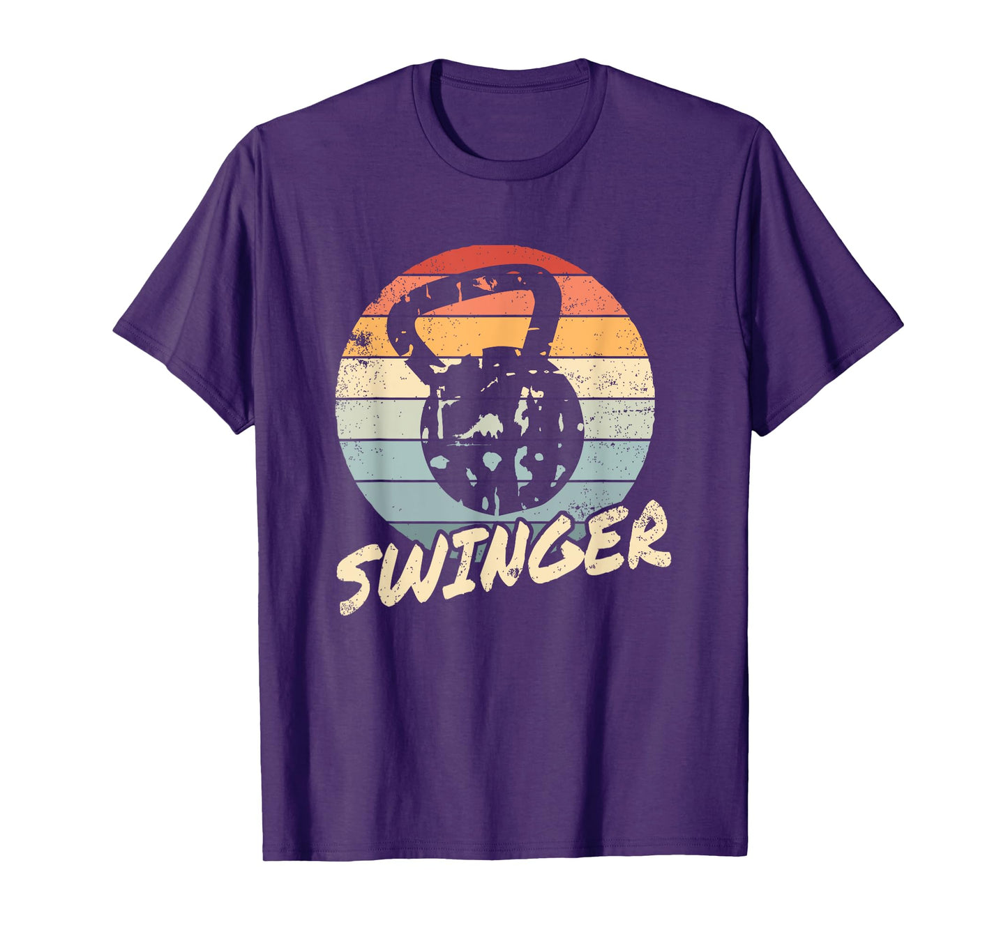 Funny Kettlebell Swinger Workout Gym Bodybuilder Fitness T-Shirt