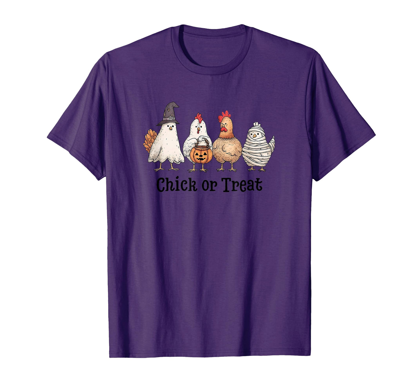 Chicken Skeleton Chick Or Treat Spooky Season T-Shirt