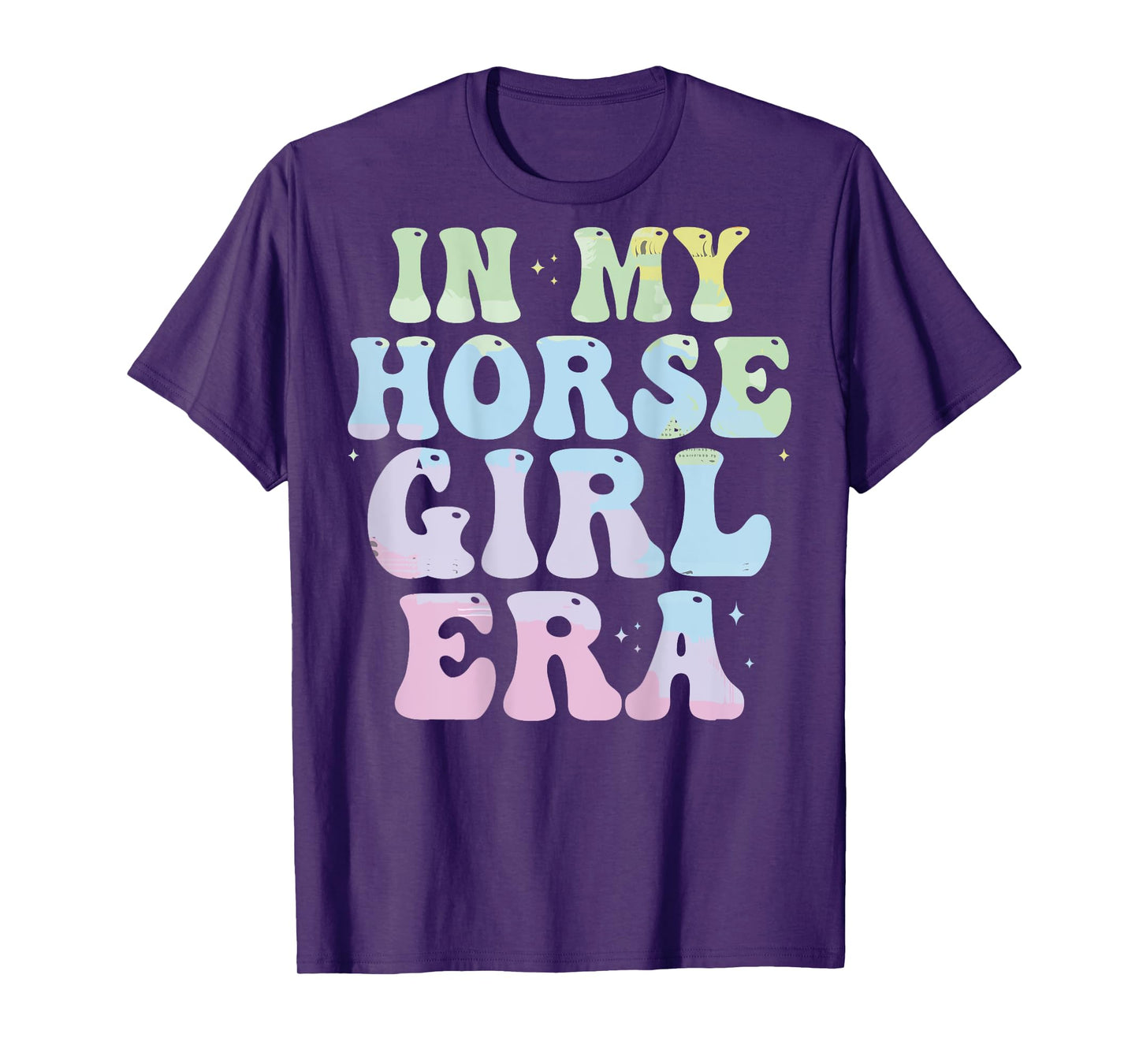 In my horse girl era Equestrian Horse Riding girls (on back) T-Shirt