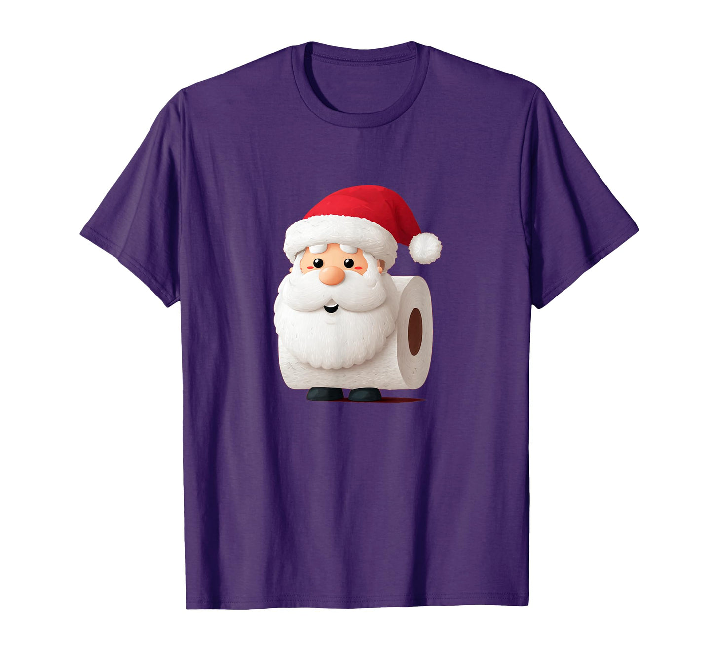Funny Toilet Paper Santa Claus Costume for Boys and Girls T-Shirt