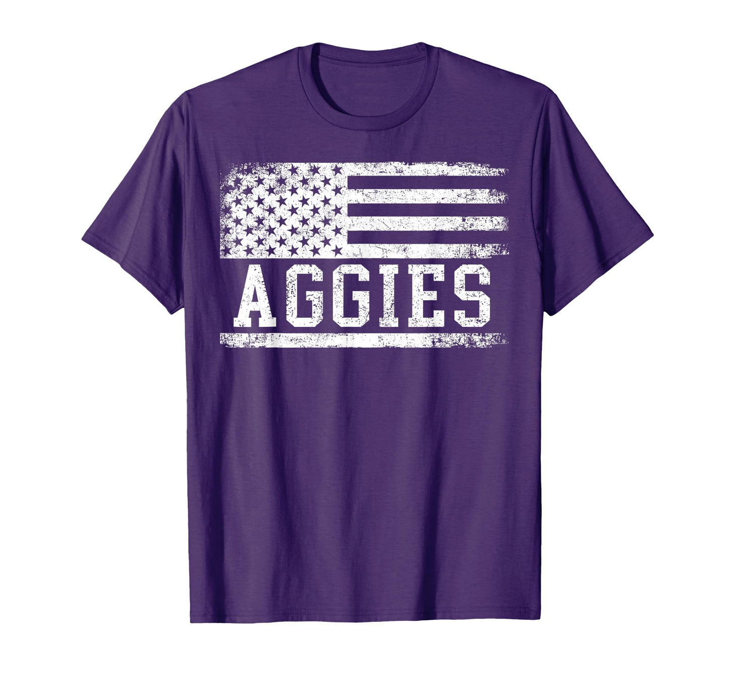 Retro Personalized Aggies-Heart Men Women Kid T-Shirt
