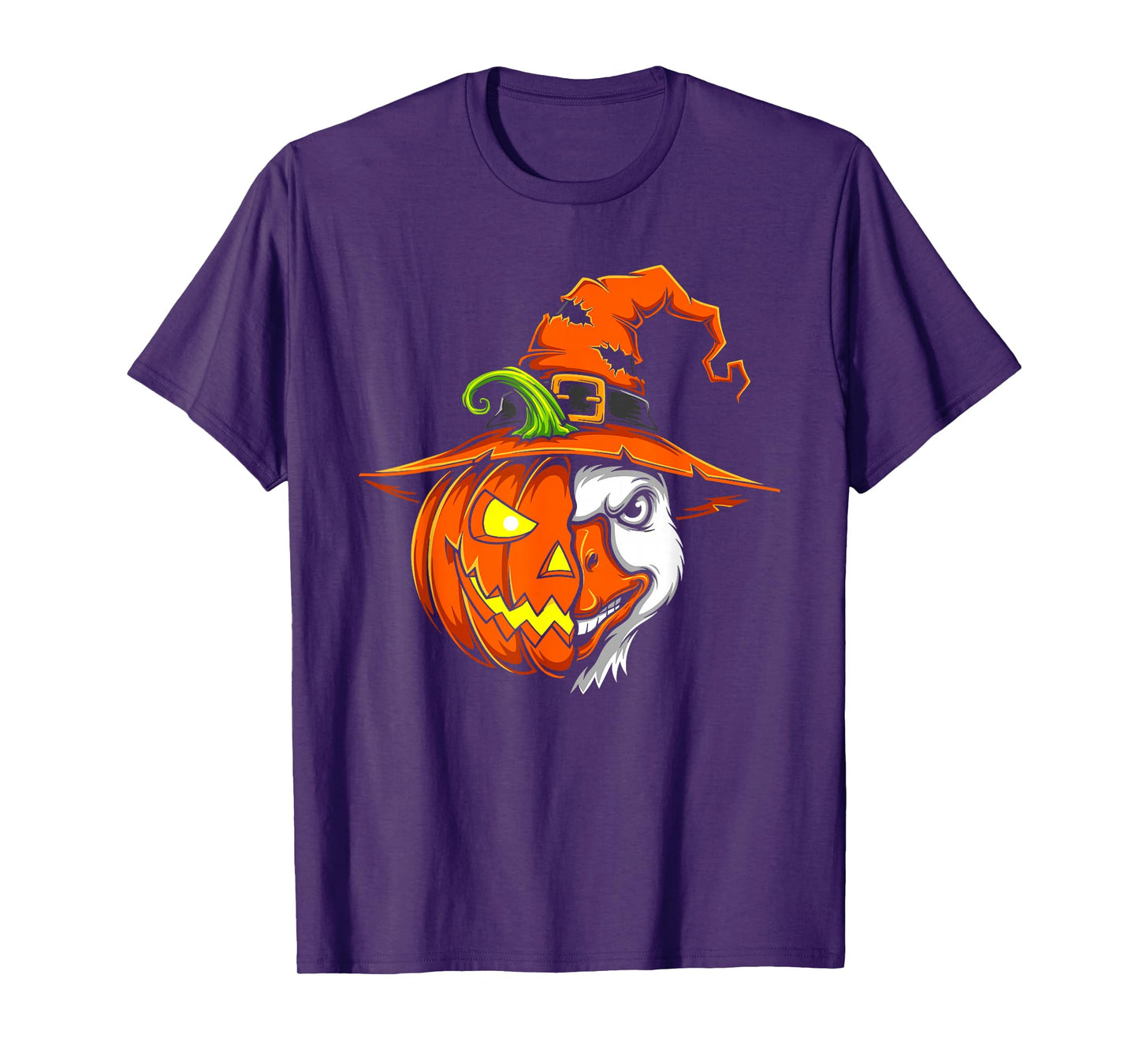 Goose Pumpkin Jack O Lantern Halloween Kids Mens Womens T-Shirt