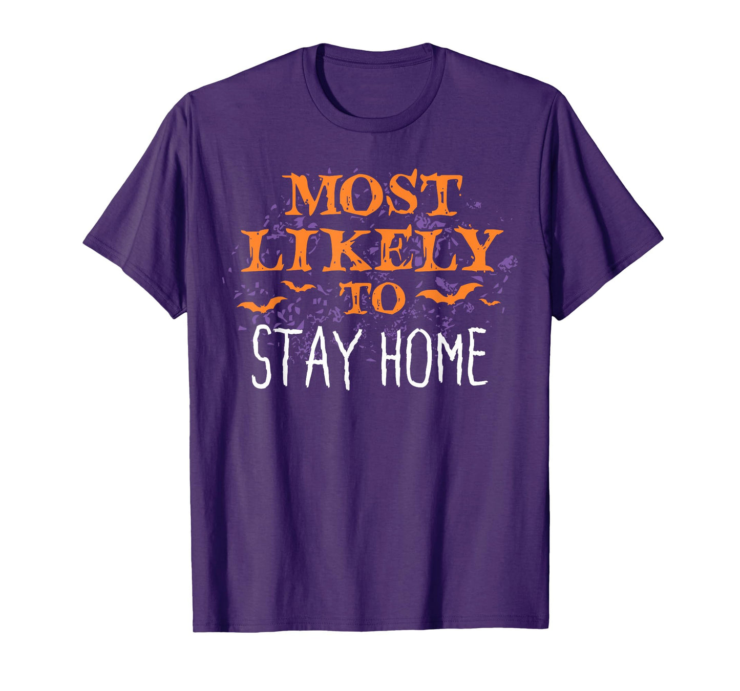 Most Likely To Halloween Stay Home Matching T-Shirt
