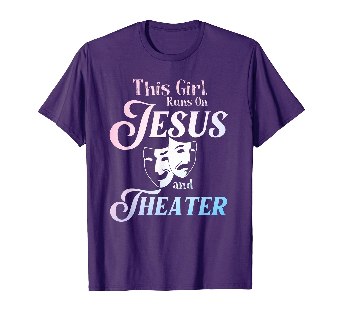 Cute Theatre Art For Teen Girls Women Acting Musical Lover T-Shirt