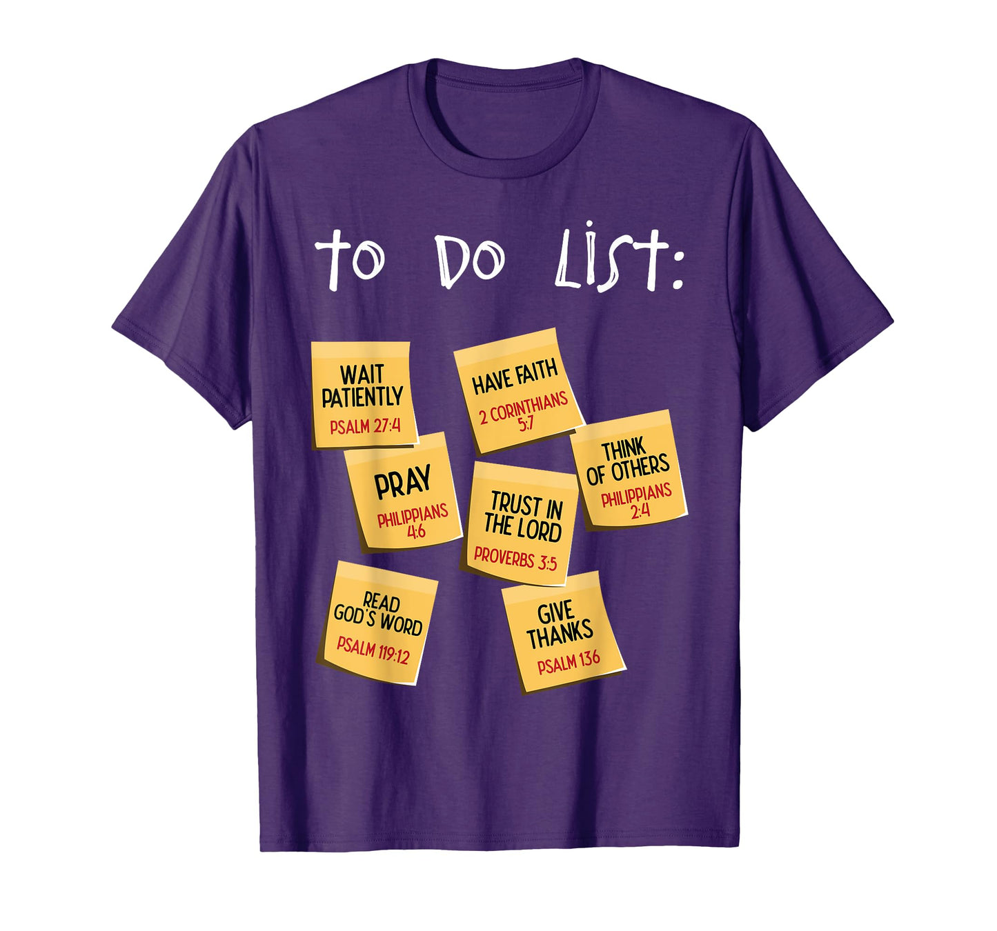 Christian To Do List Christian Planner T-Shirt