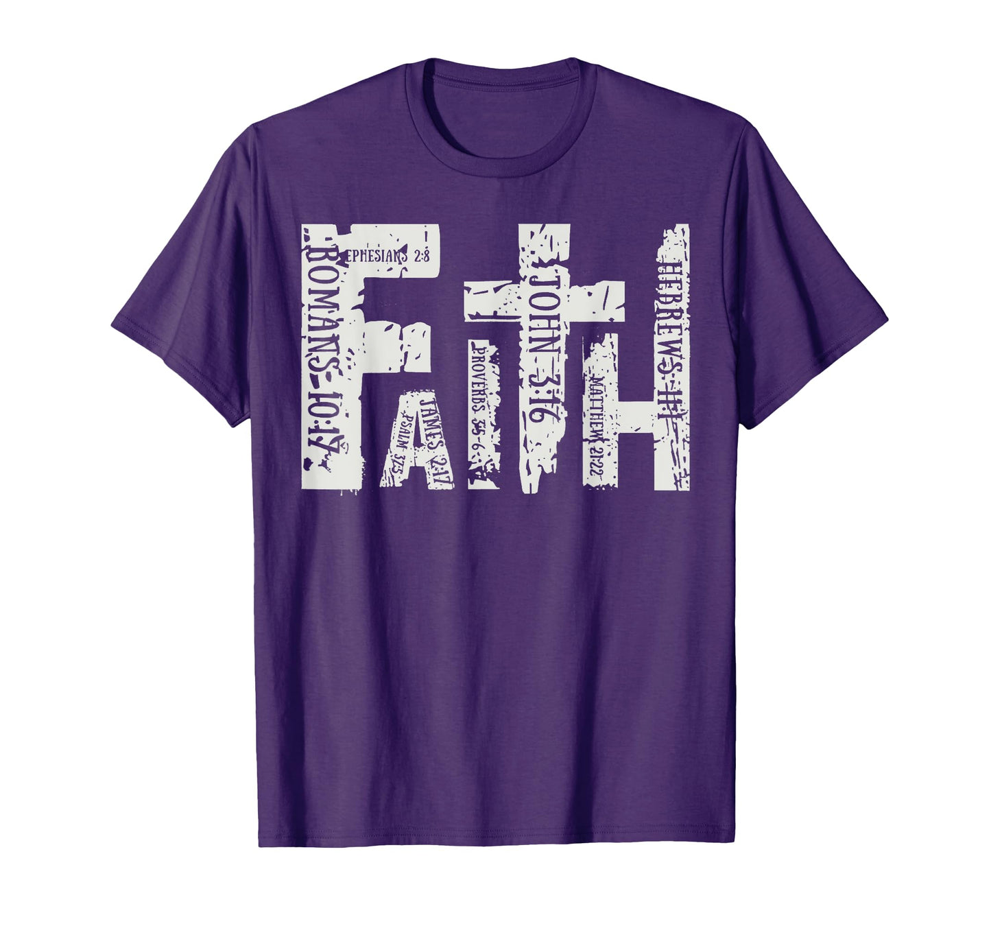Faith Over Fear Christian Jesus Faith Retro Christian T-Shirt