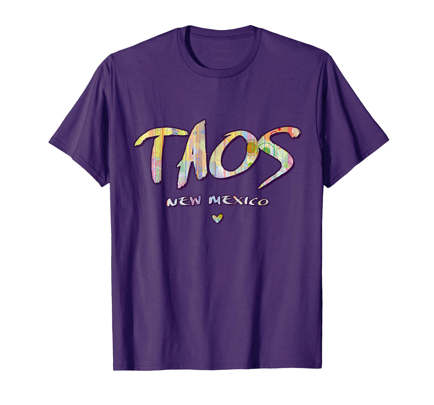 Taos New Mexico - Taos NM Watercolor Logo T-Shirt