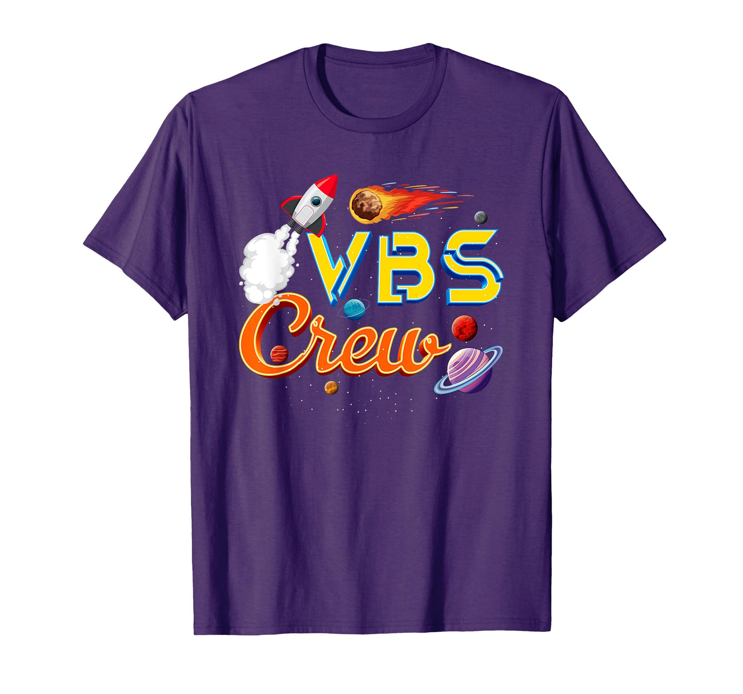 VBS Crew Back To School Space Astronaut Galaxy Jesus T-Shirt