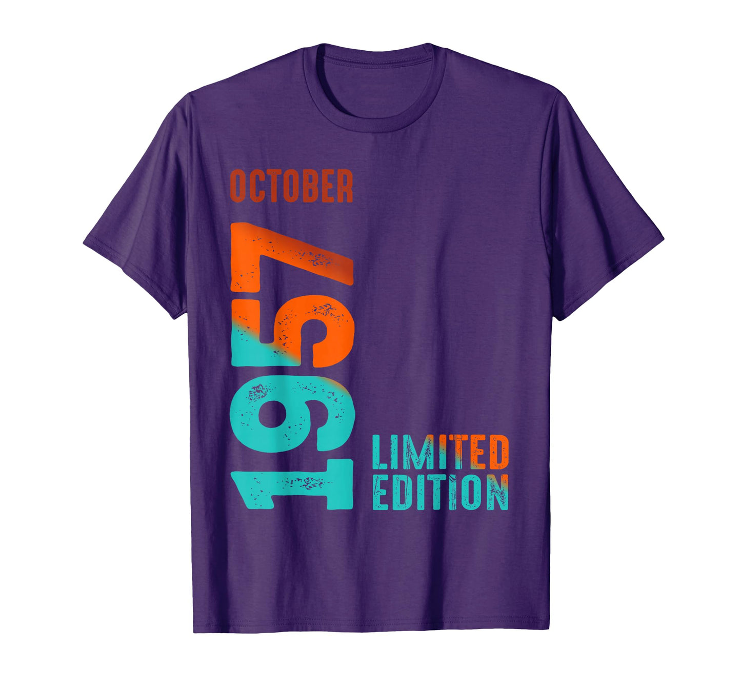 October 1957 Limited Edition Birthday T-Shirt