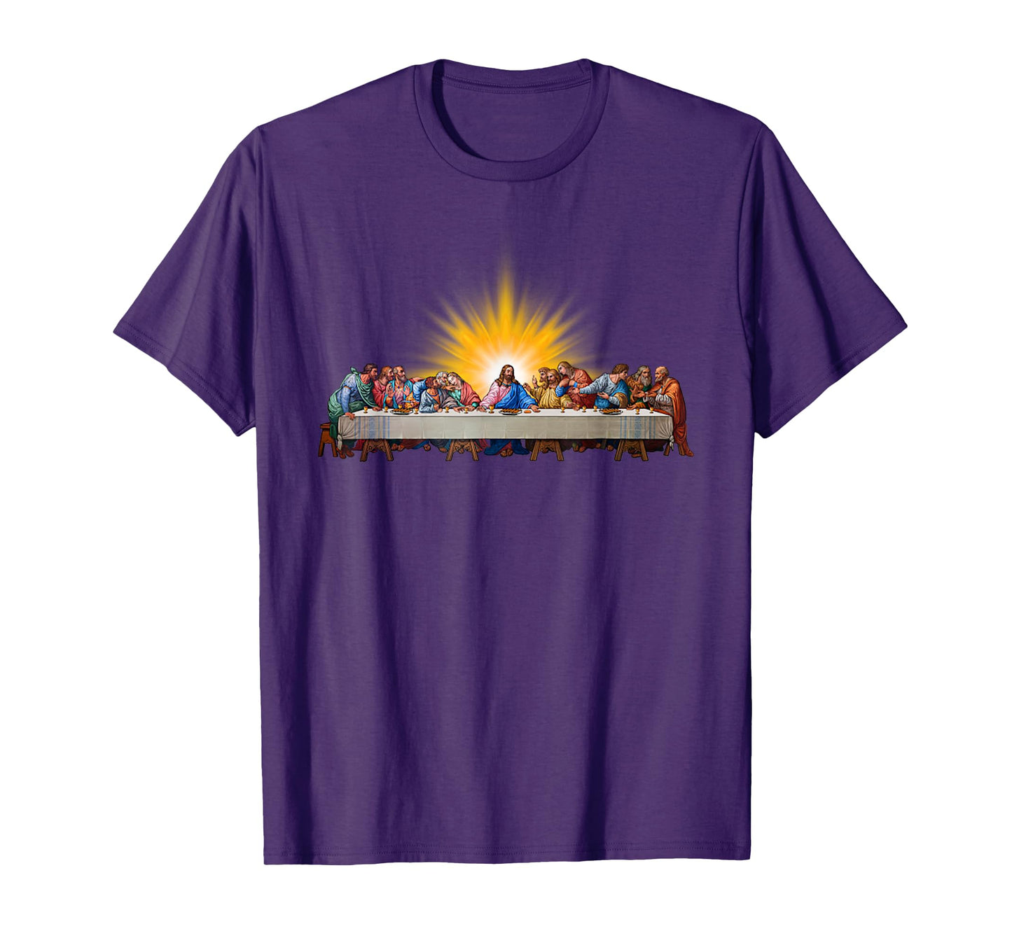 Last Supper Jesus Christ Leonardo Da Vinci Painting T-Shirt