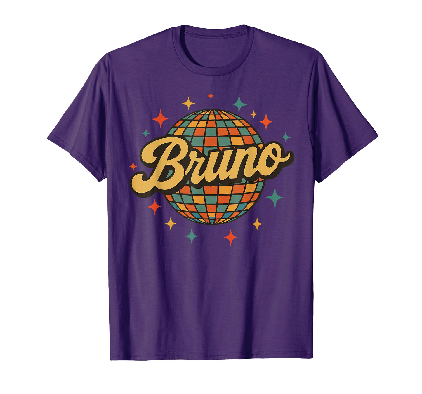 Vintage Bruno Personalized Name I Love Bruno 70's 80's Retro T-Shirt