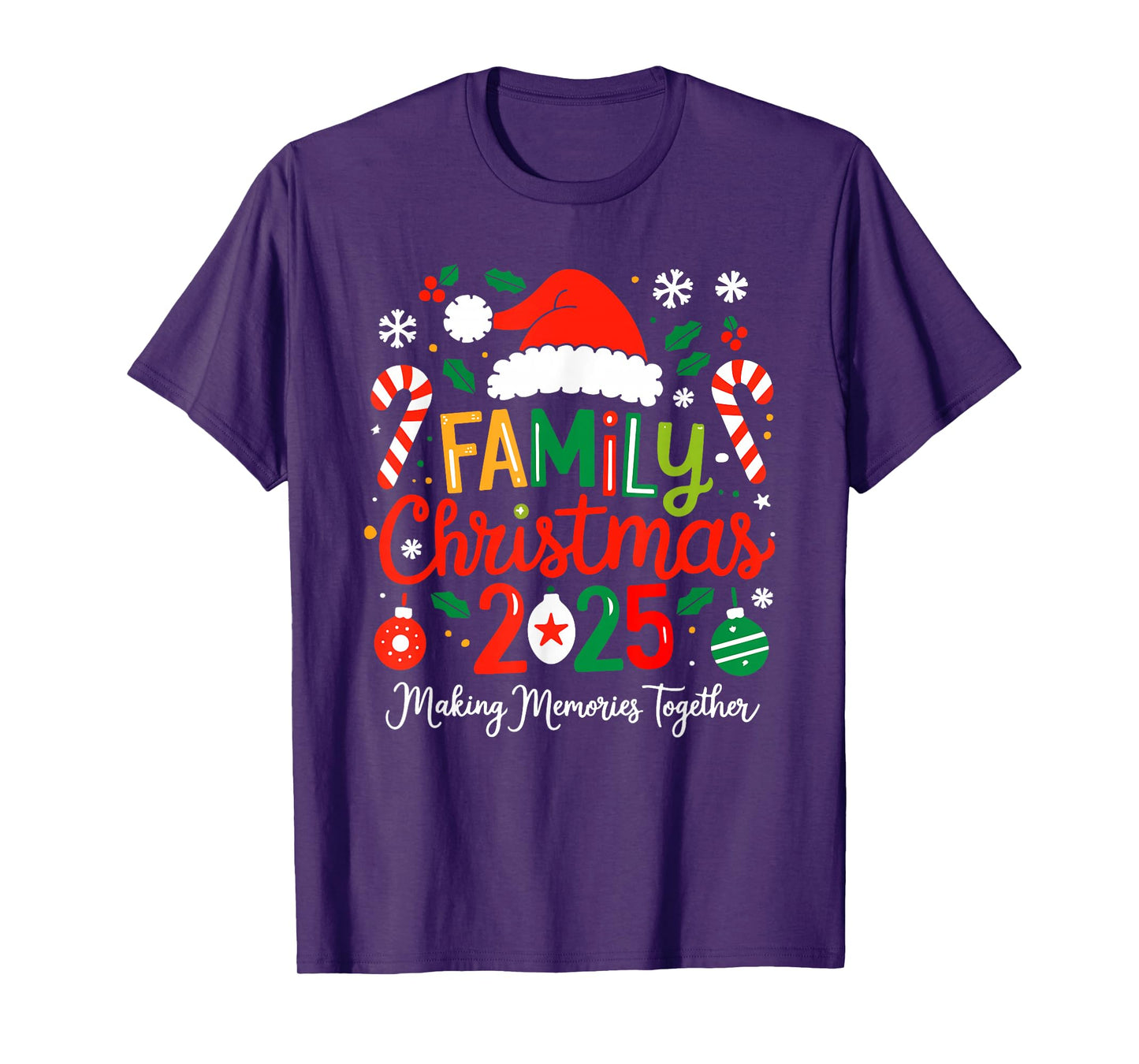 Family Christmas 2025 Matching Family Christmas Xmas Squad T-Shirt