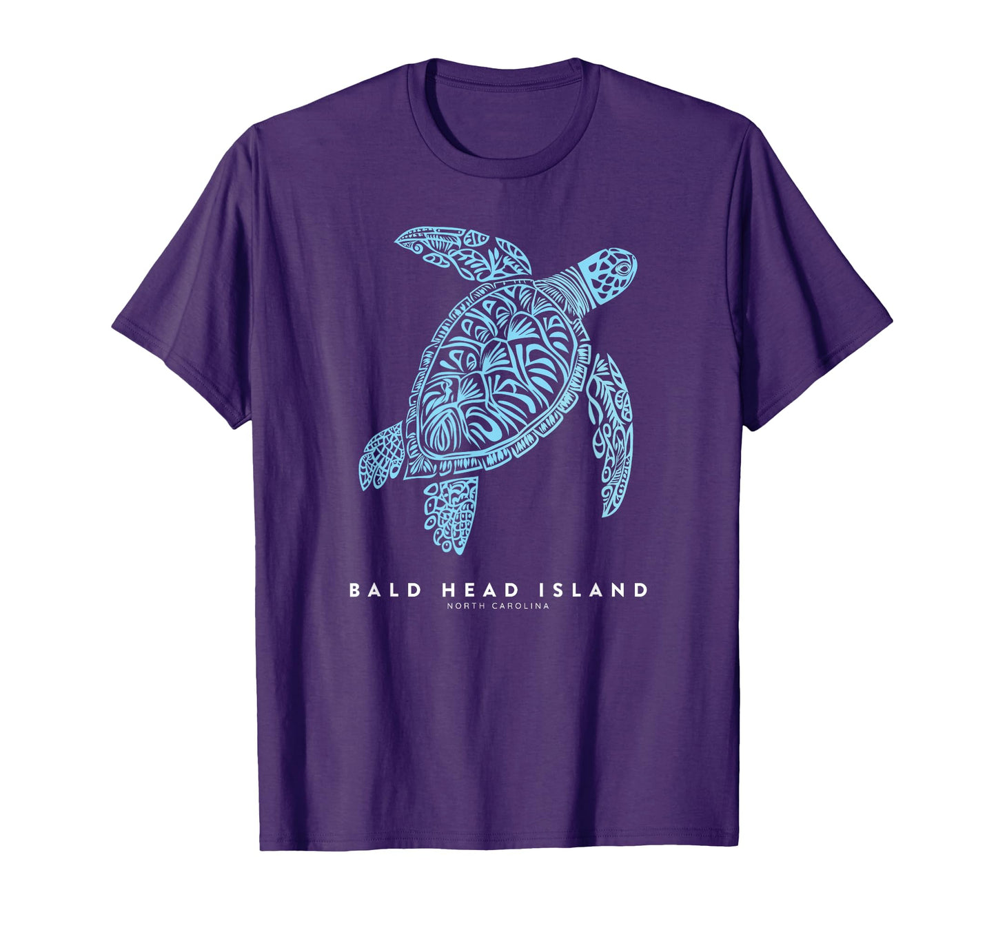 Bald Head Island NC Beach Vacation Vintage Sea Turtle T-Shirt