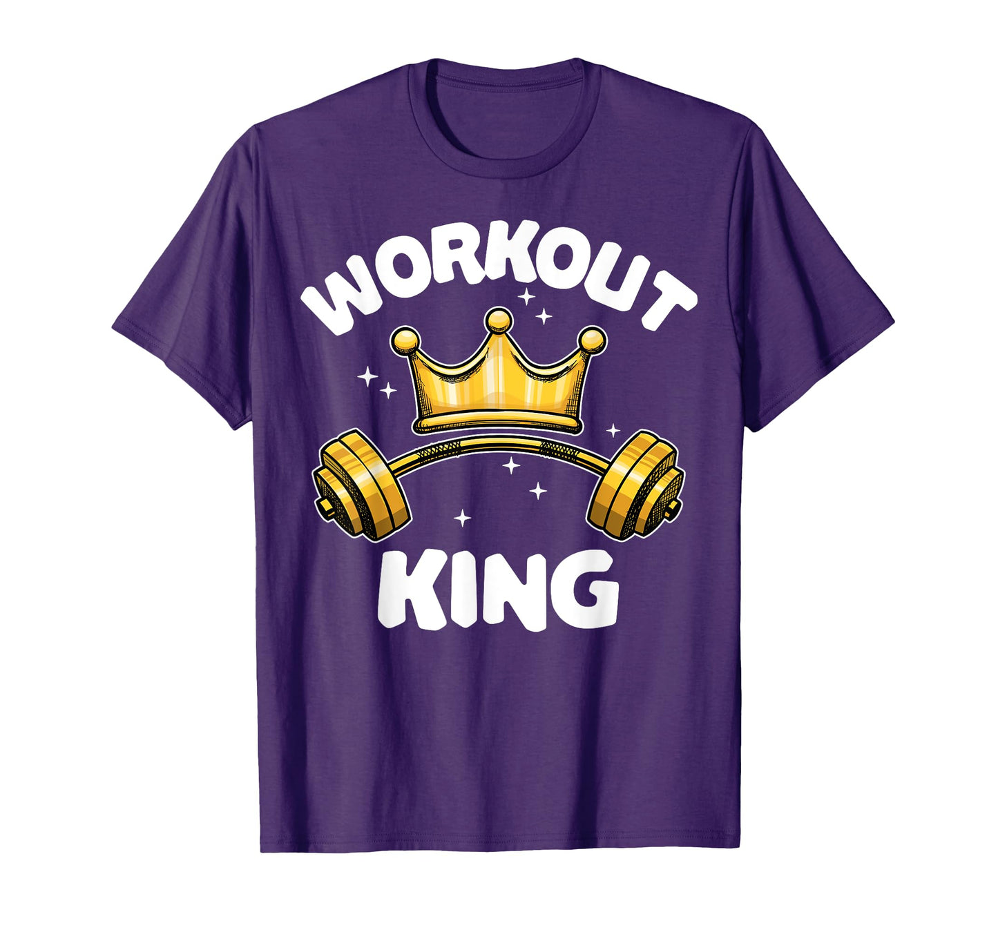 Cool Workout King Partnerlook Team Fitness Training Gym T-Shirt