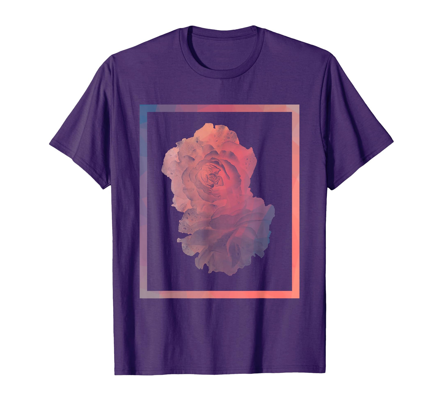 Aesthetic Rose Floral Streetwear Pink Pastel Minimalist Art T-Shirt