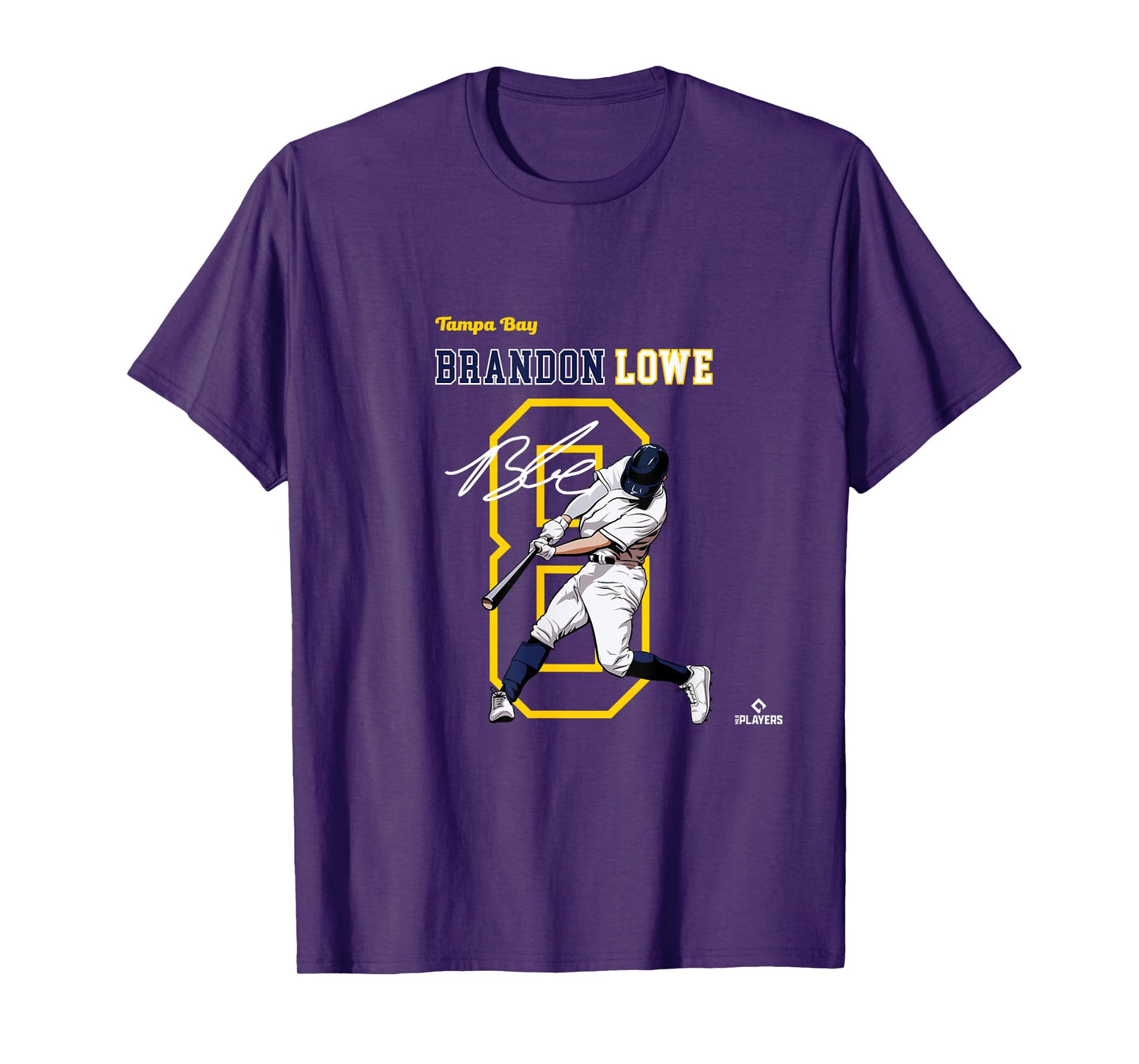Brandon Lowe | Tampa Bay Baseball Players | MLBBLE3004 T-Shirt