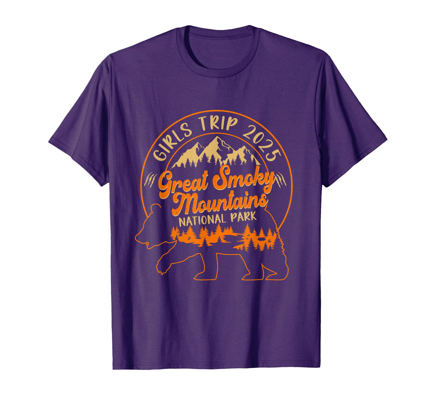 Girls Trip 2025 Great Smoky Mountains National Park Vacation T-Shirt