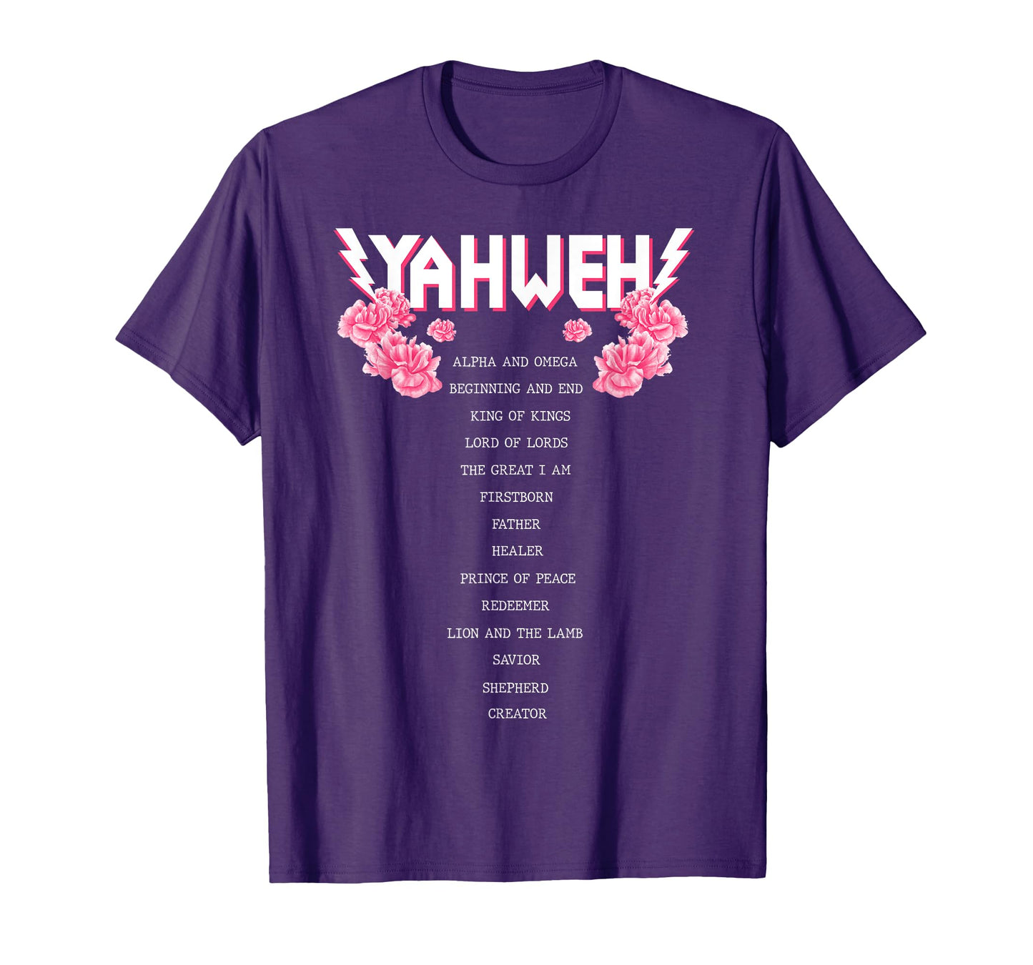 Yahweh Christian Religious YHWH Apparel Men and Women T-Shirt
