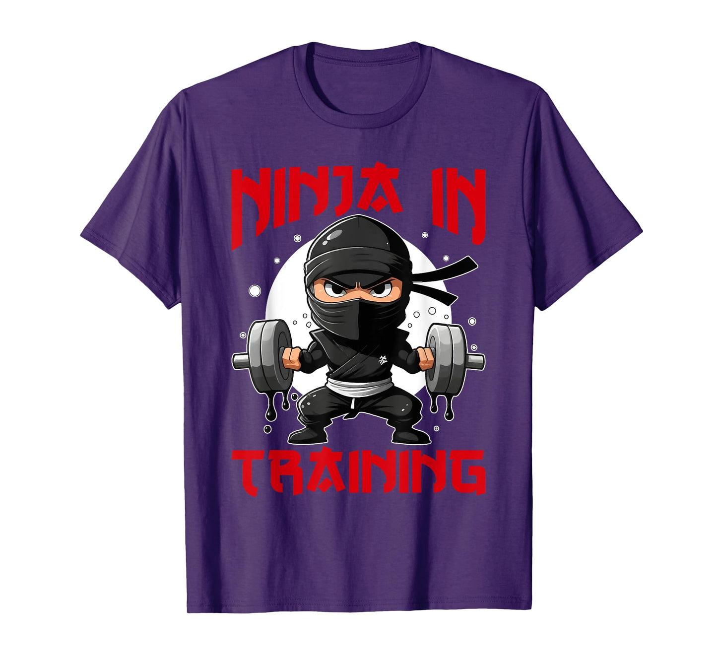 Ninja in Training Kid's Workout Enthusiast T-Shirt