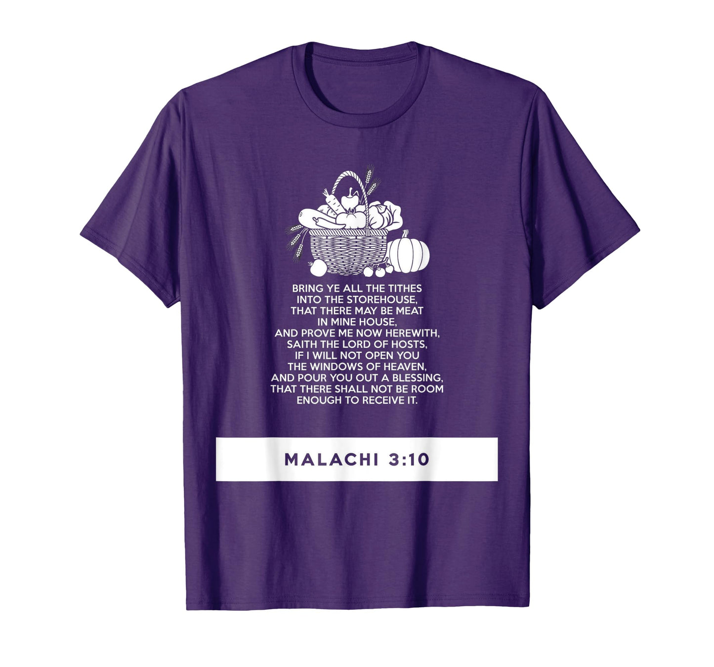 proverbs bible study Malachi 3 10 T-Shirt