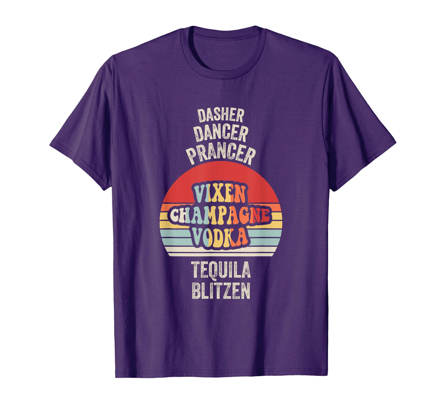 Dasher Dancer Prancer Vixen Vodka T-Shirt