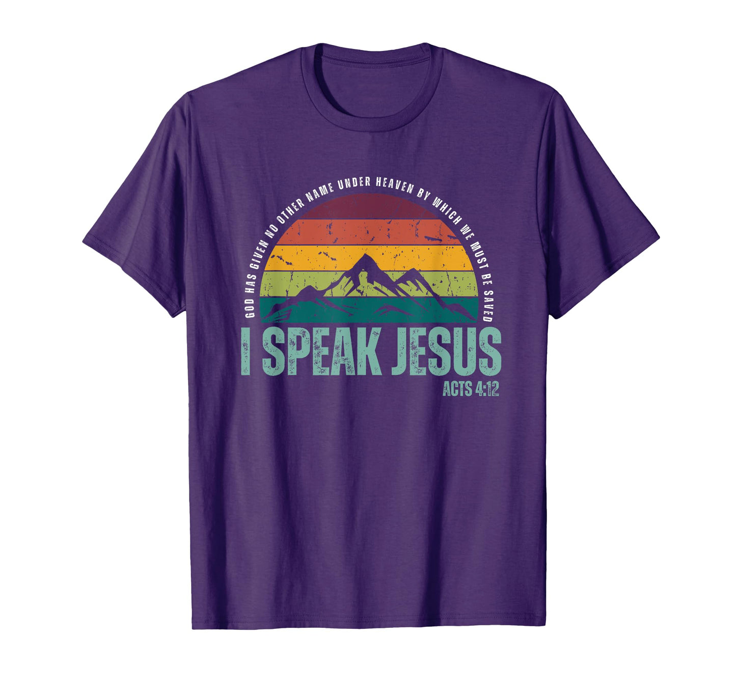 I Speak Jesus Men Women Youth T-Shirt