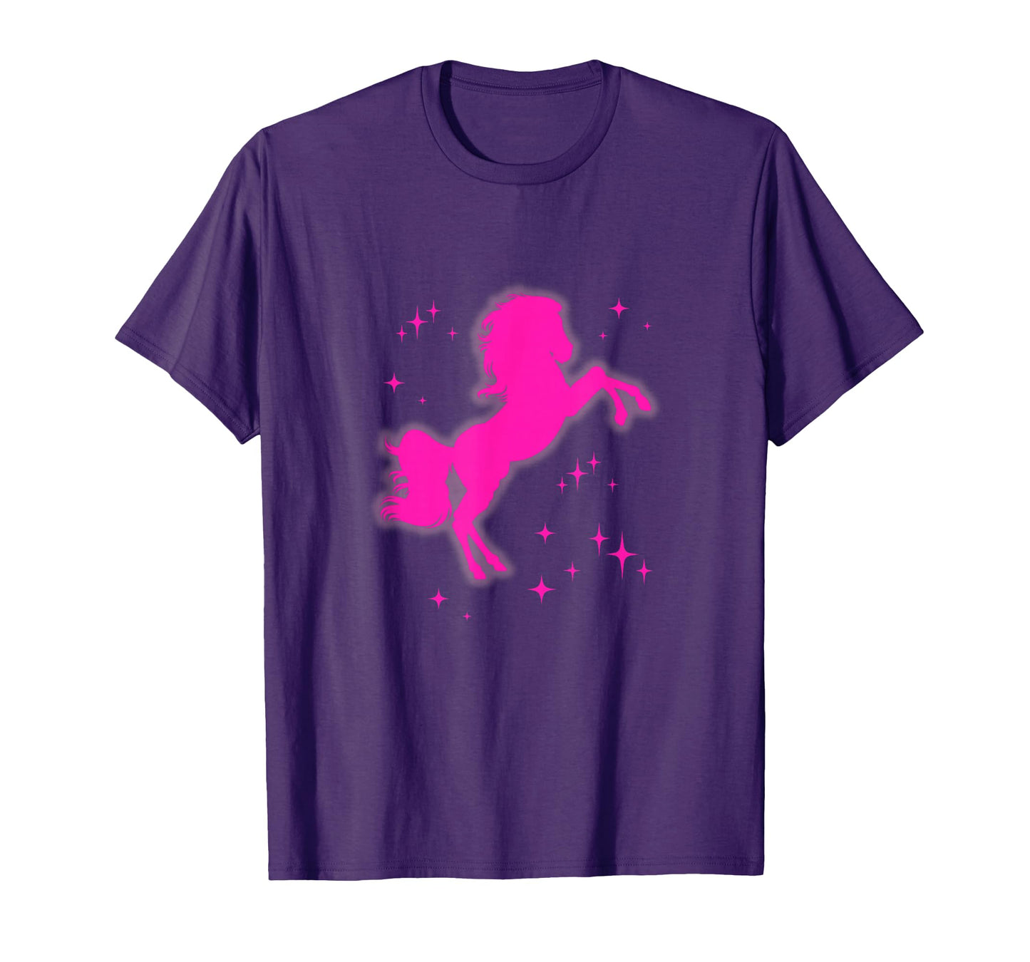 Pony and Heels Lover Pink Girls Clubs Disco Birthday Cowgirl T-Shirt