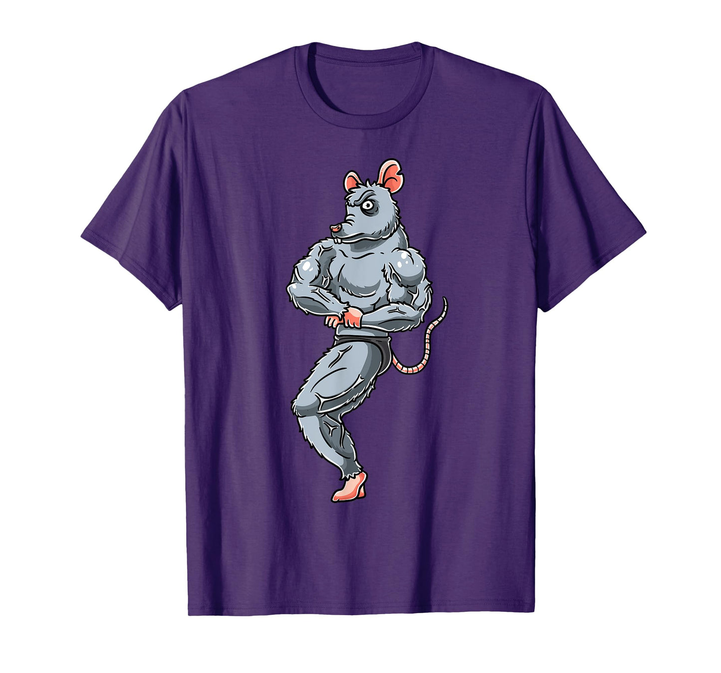 Rat Bodybuilding Fitness Gym Motivation Bodybuilder T-Shirt