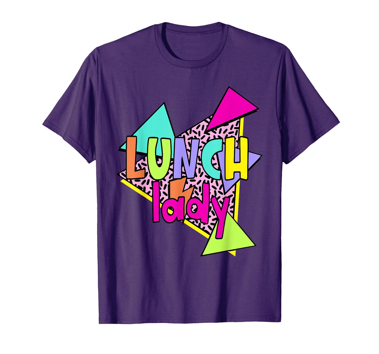 Retro 90s Lunch Lady Leopard Cafeteria Crew Lunch Ladies T-Shirt