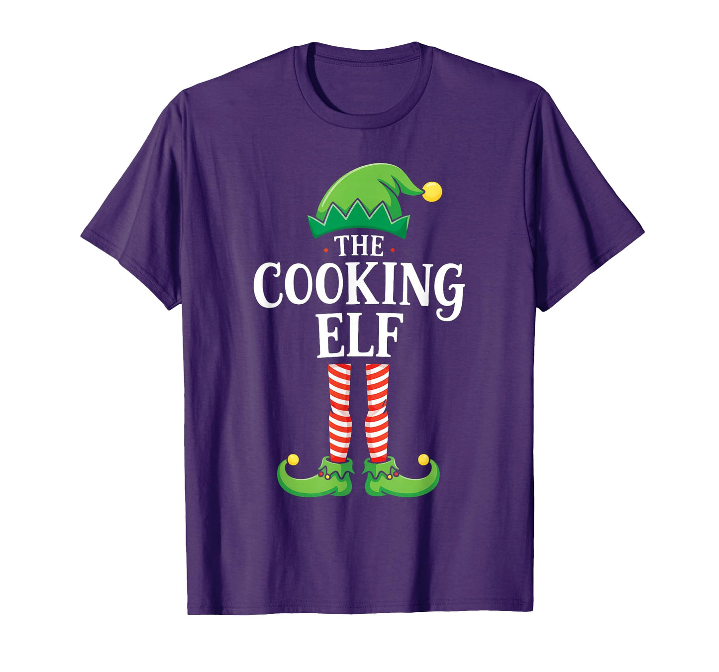 Cooking Elf Matching Family Group Christmas Party T-Shirt