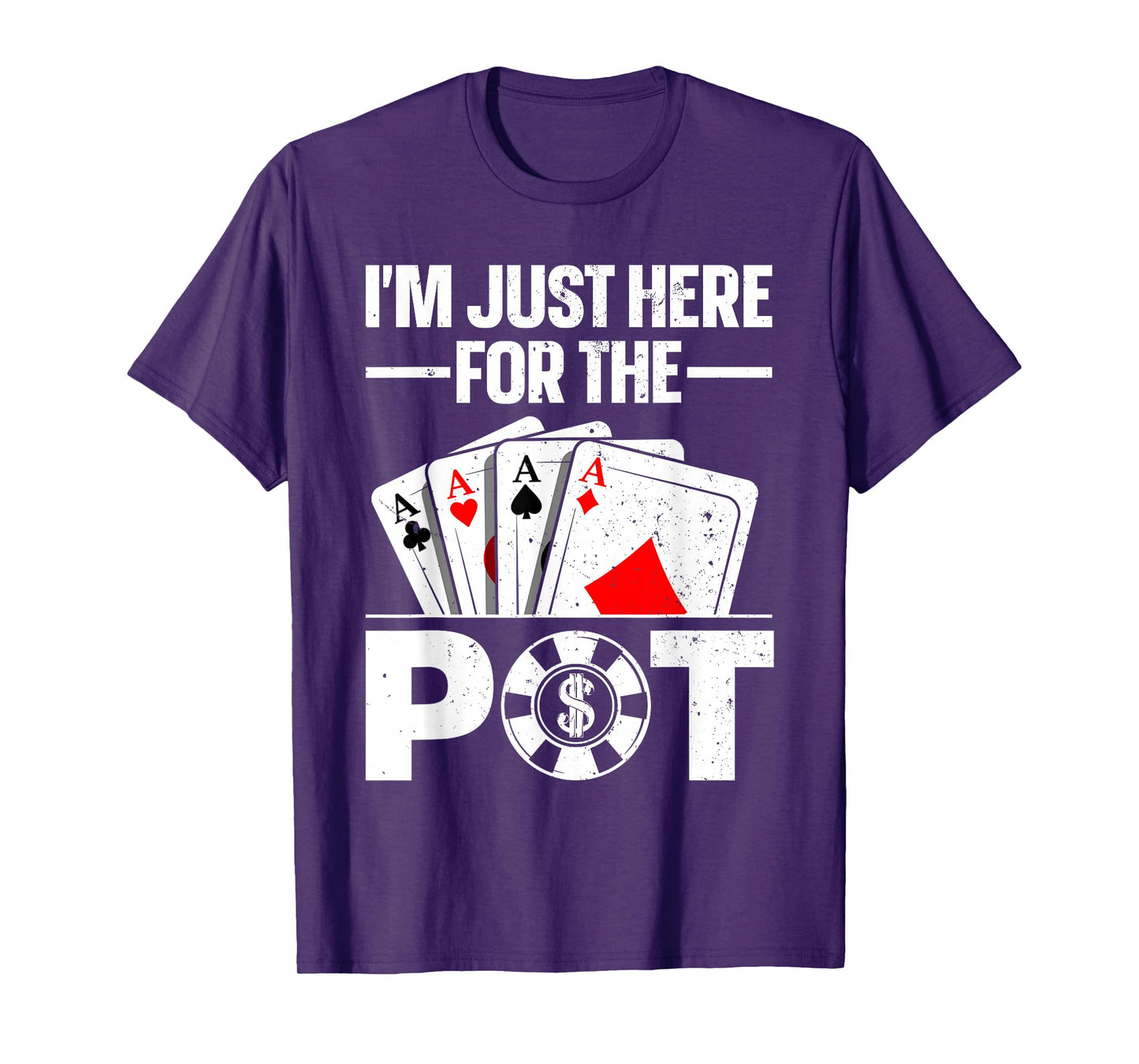 Funny Poker Lover Design For Men Women Casino Poker Players T-Shirt