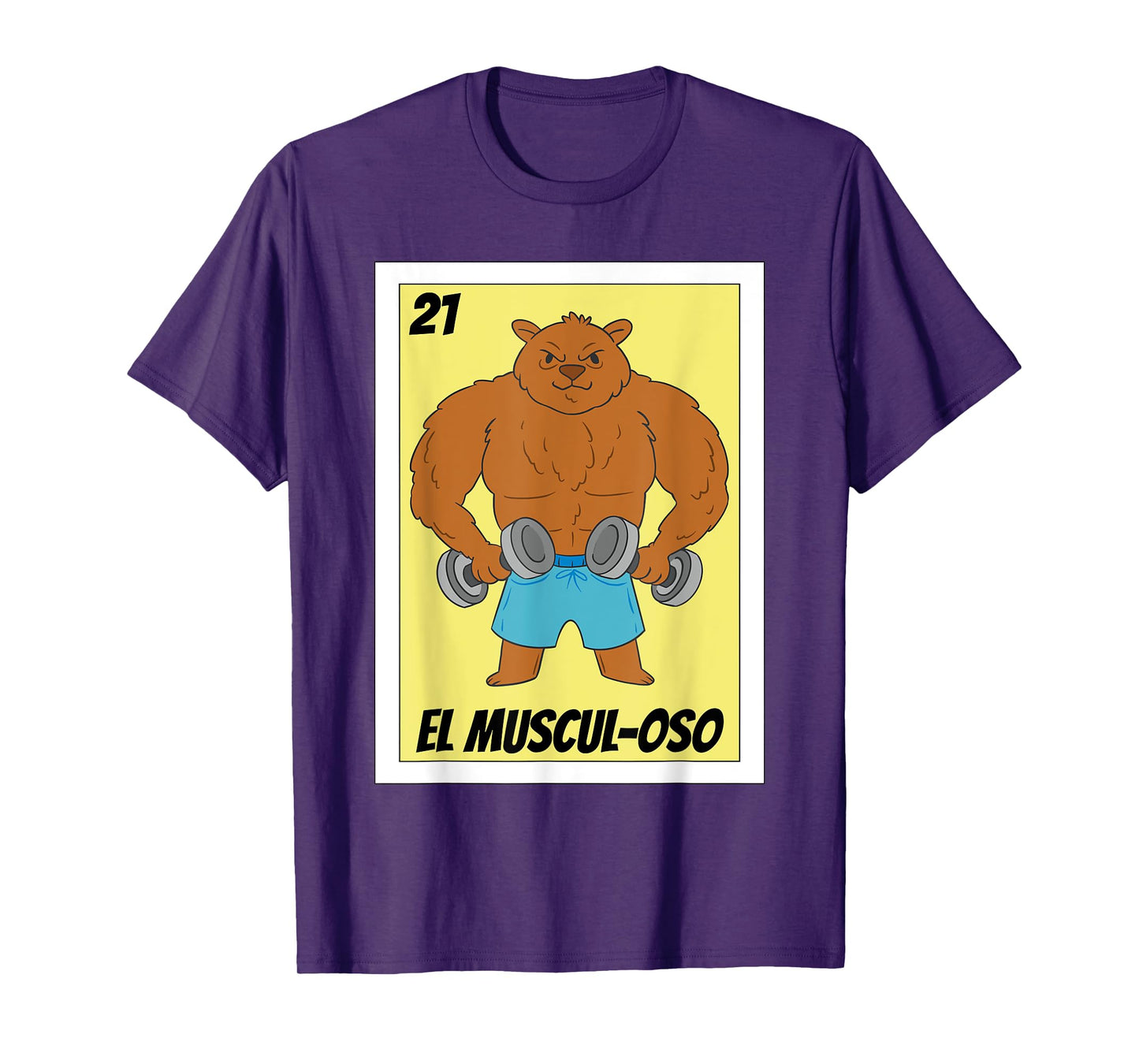 Funny Fitness Mexican Design - El Musculoso T-Shirt