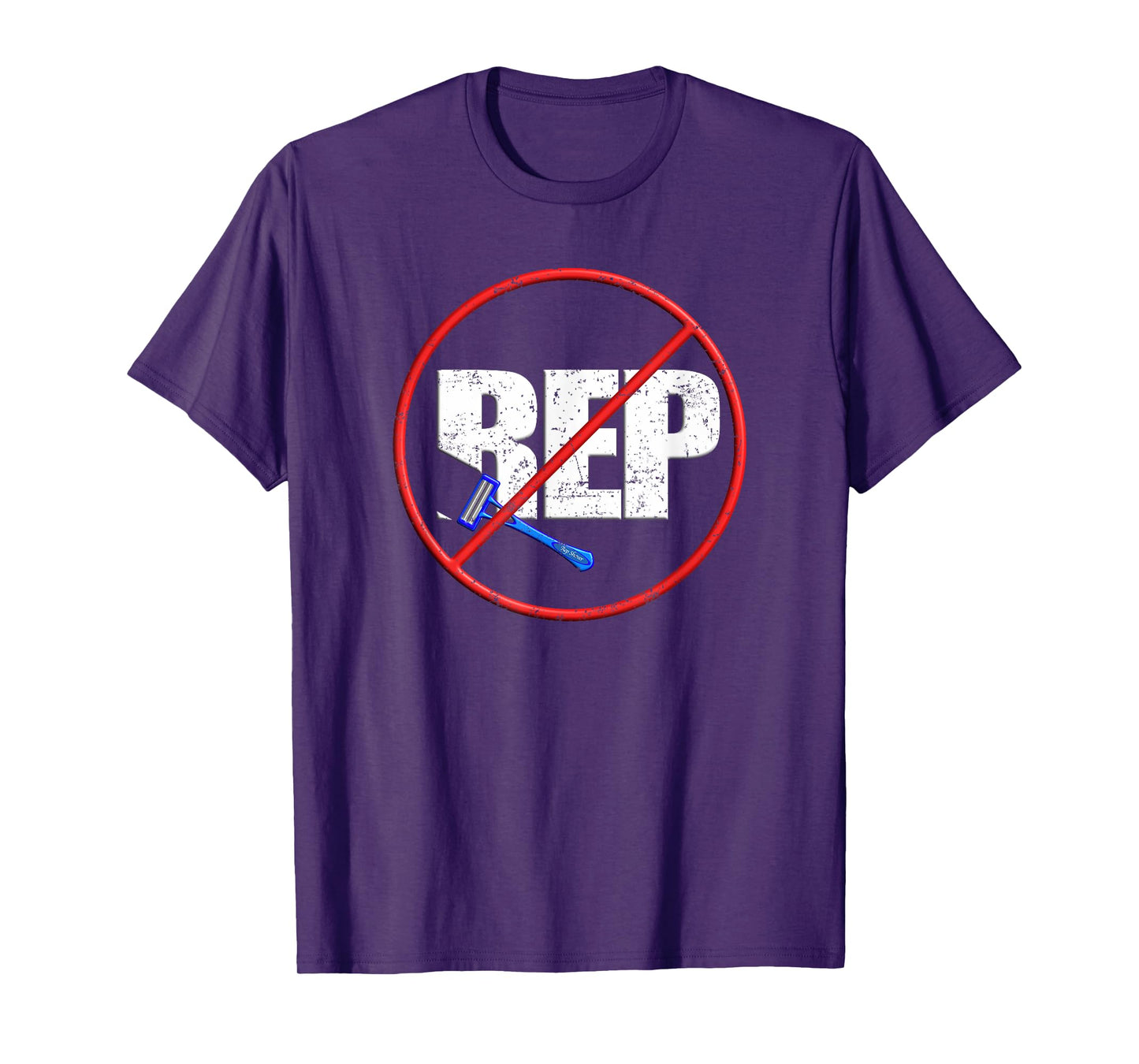 No Rep Shaving T Shirt WOD Box Gym Fitness T-Shirt