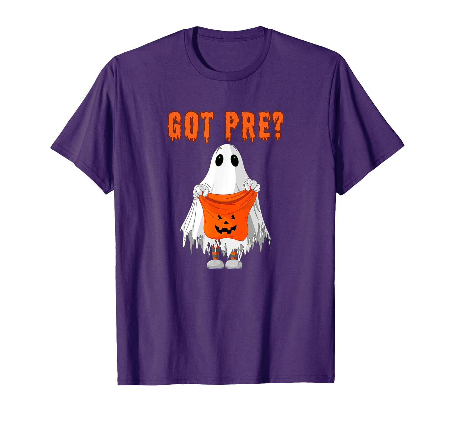 Halloween Gym Pump Cover Got Preworkout Trick or Treat Ghost T-Shirt