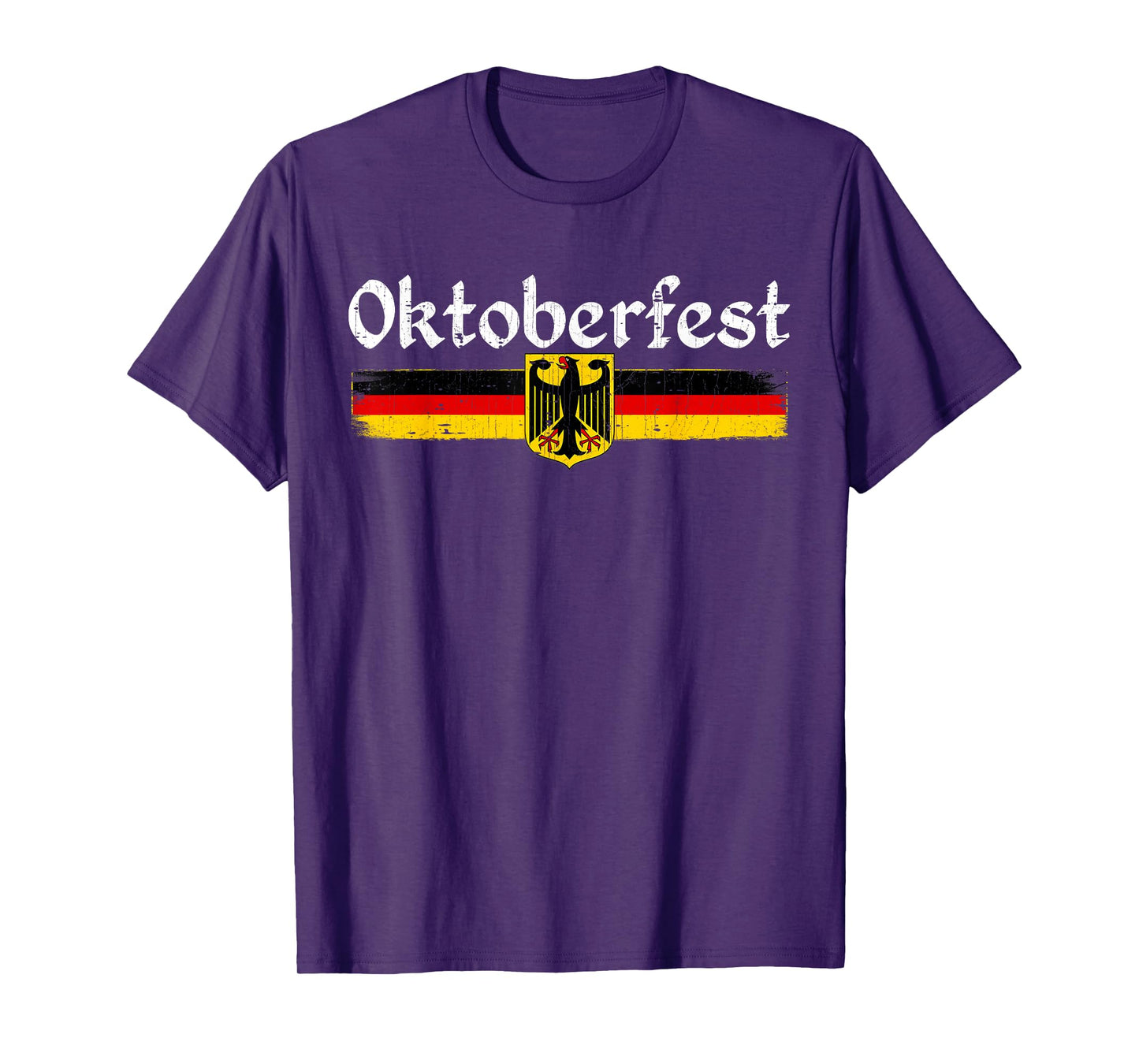 Oktoberfest German Drinking Men Women Vintage German Flag T-Shirt