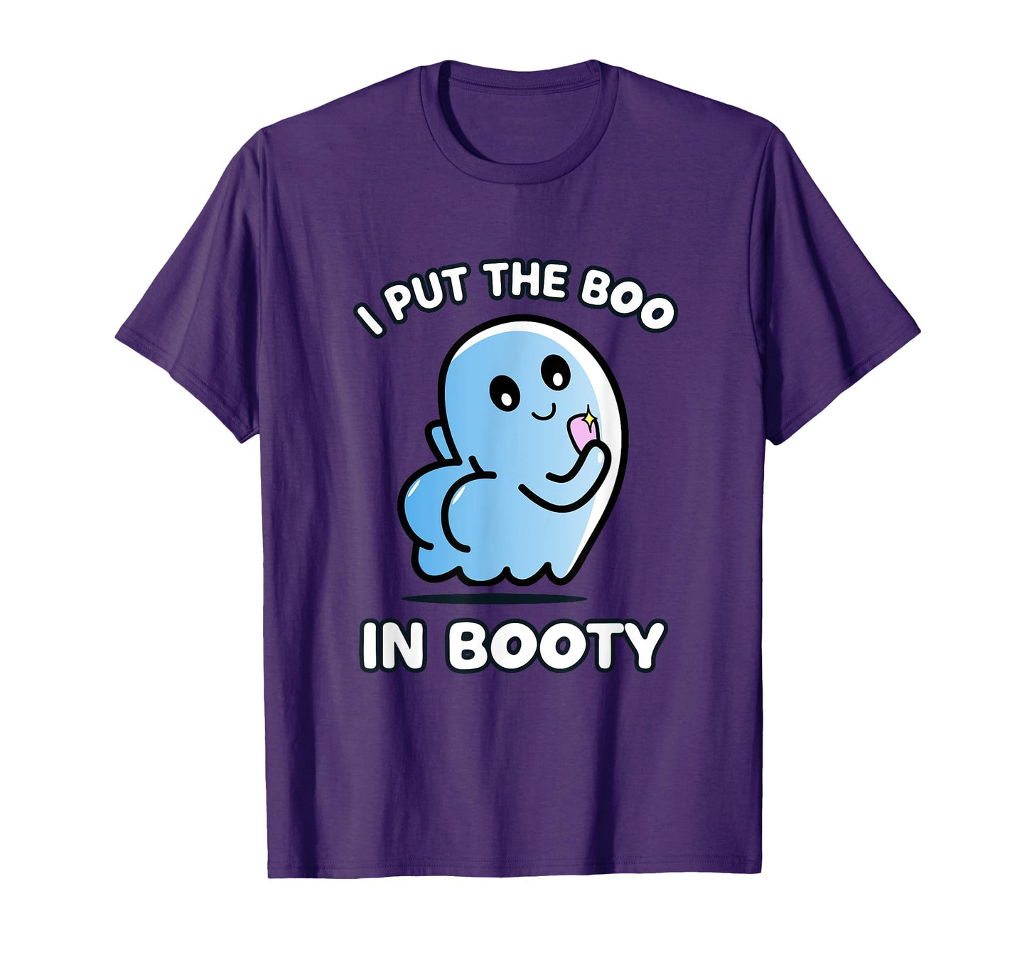 I Put The Boo In Booty Funny Halloween Selfie Ghost T-Shirt