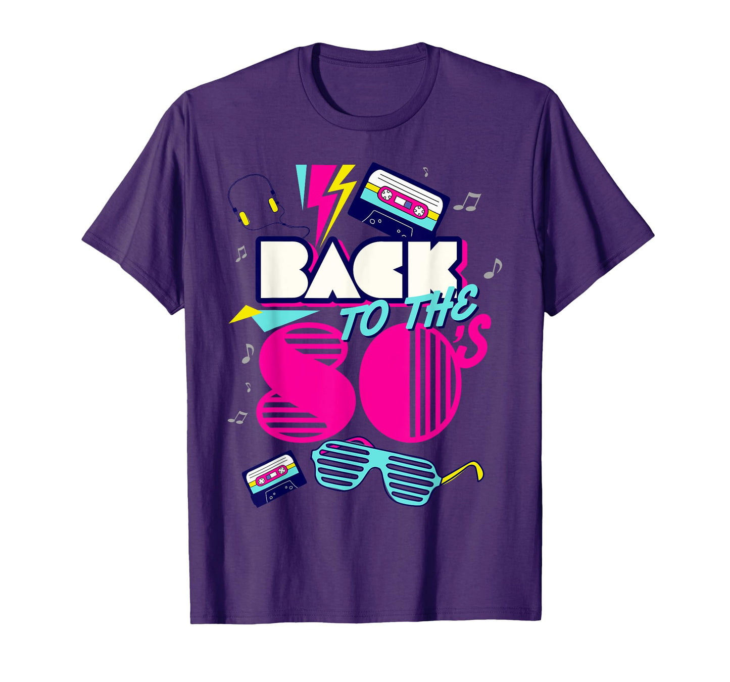 Back To 80's Tees Vintage Retro I Love 80's Graphic Design T-Shirt
