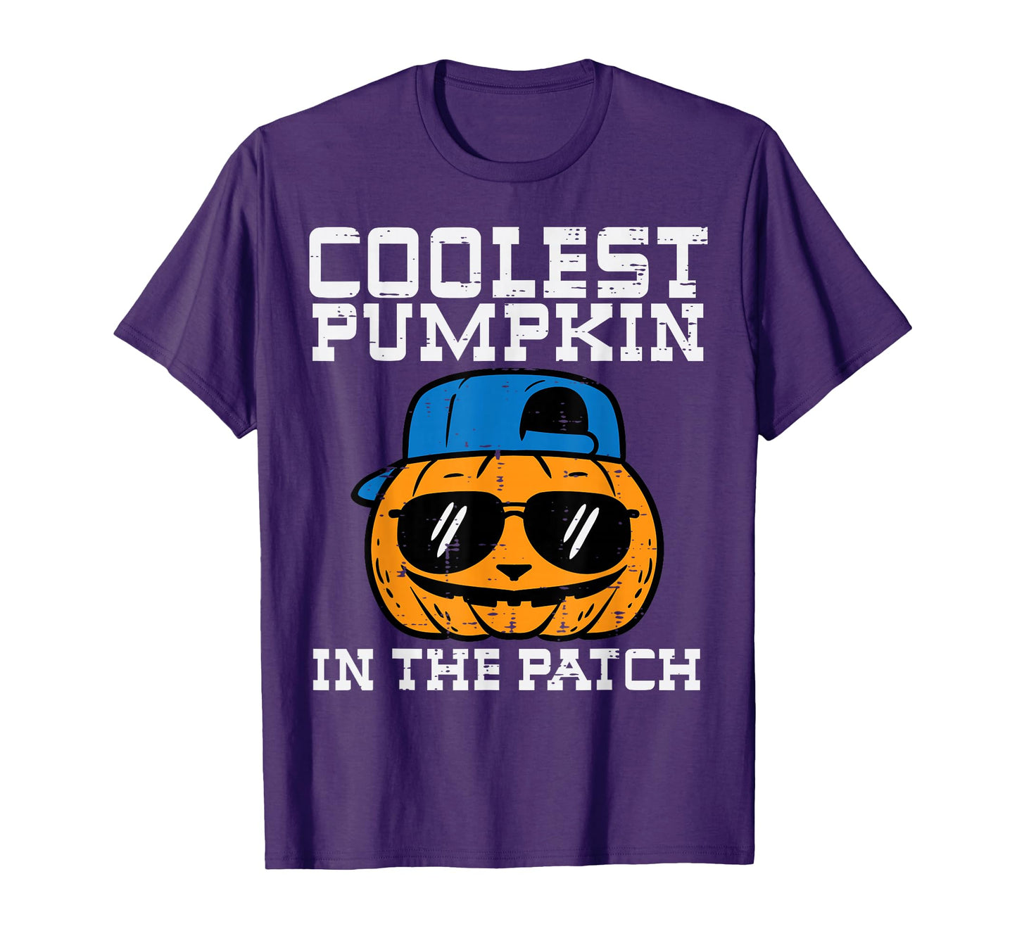 Halloween Coolest Pumpkin In Patch Costume Boys Kids Toddler T-Shirt