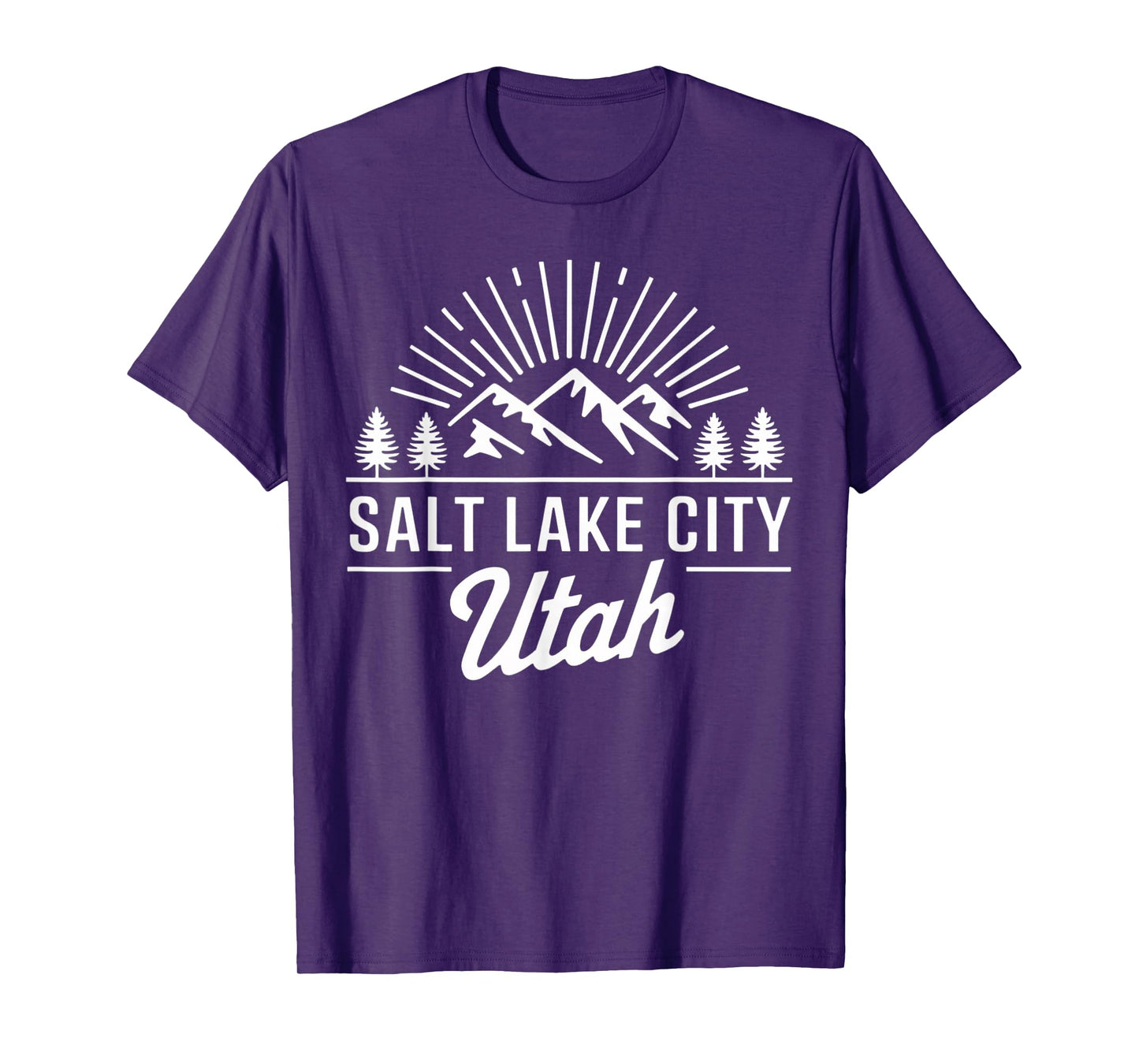 Vintage Salt Lake City Utah Vacation Hiking Mountains T-Shirt
