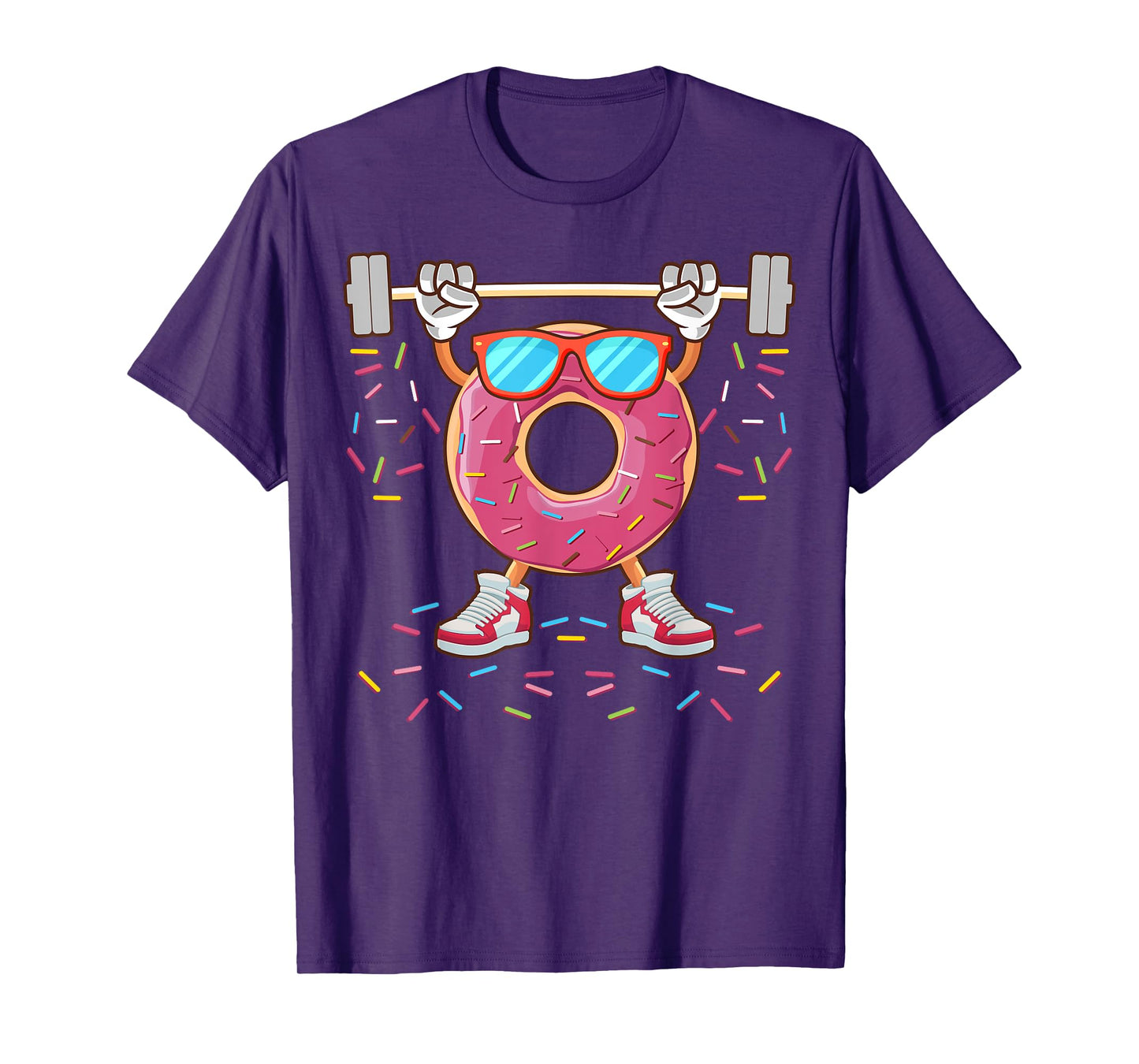 Donut Lover - Funny Fitness Workout Gym Weightlifting Donut T-Shirt