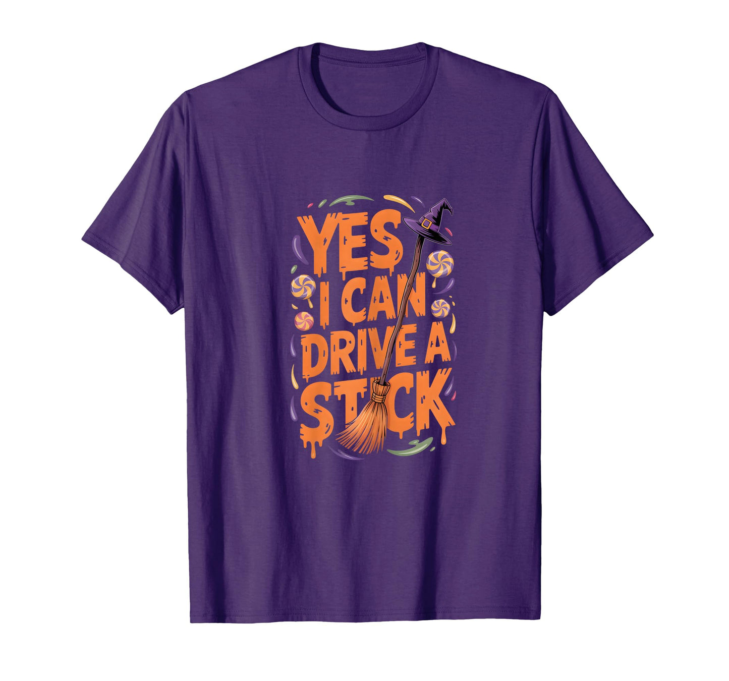 Yes I Can Drive a Stick Witch T-Shirt