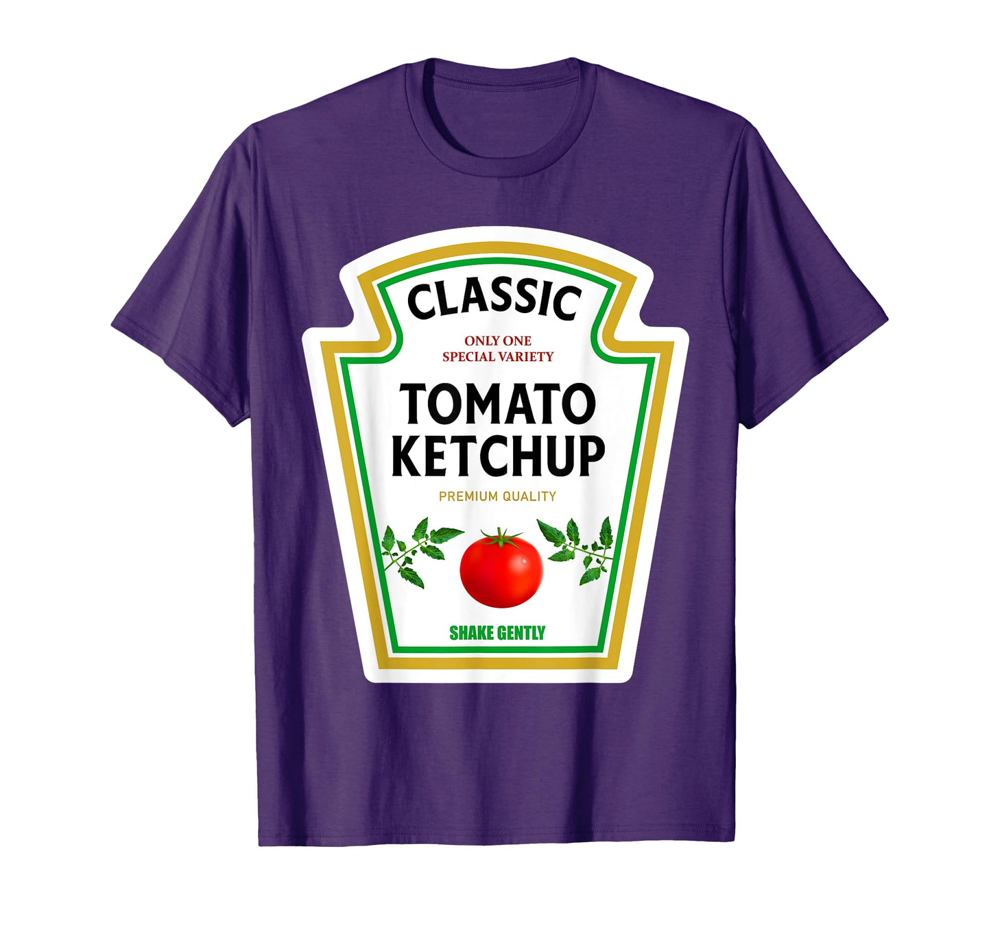 Ketchup Halloween 2024 Costume Matching Mustard Condiments T-Shirt