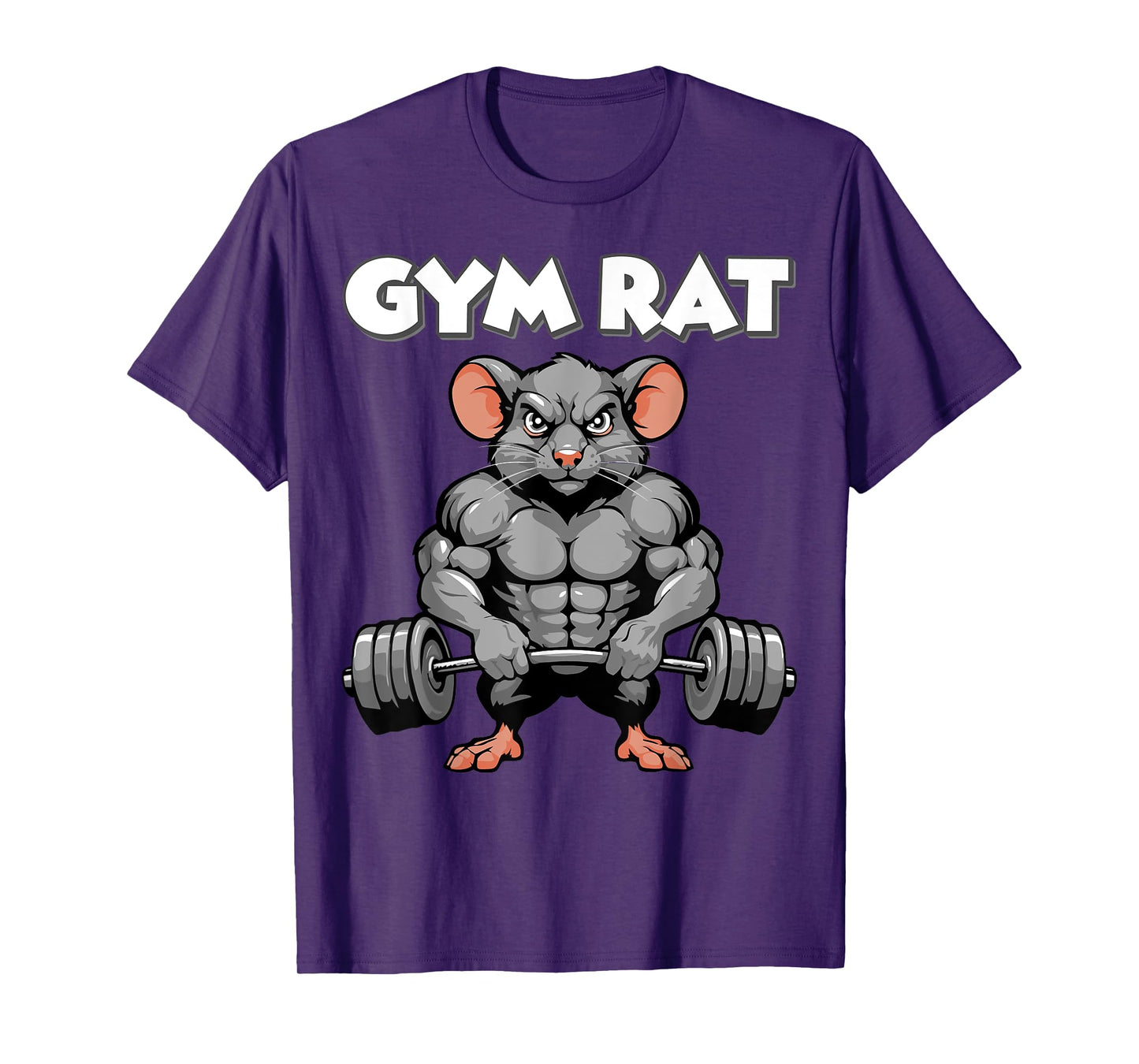 Gym Rat Fitness Bodybuilding Workout Muscle Pump T-Shirt